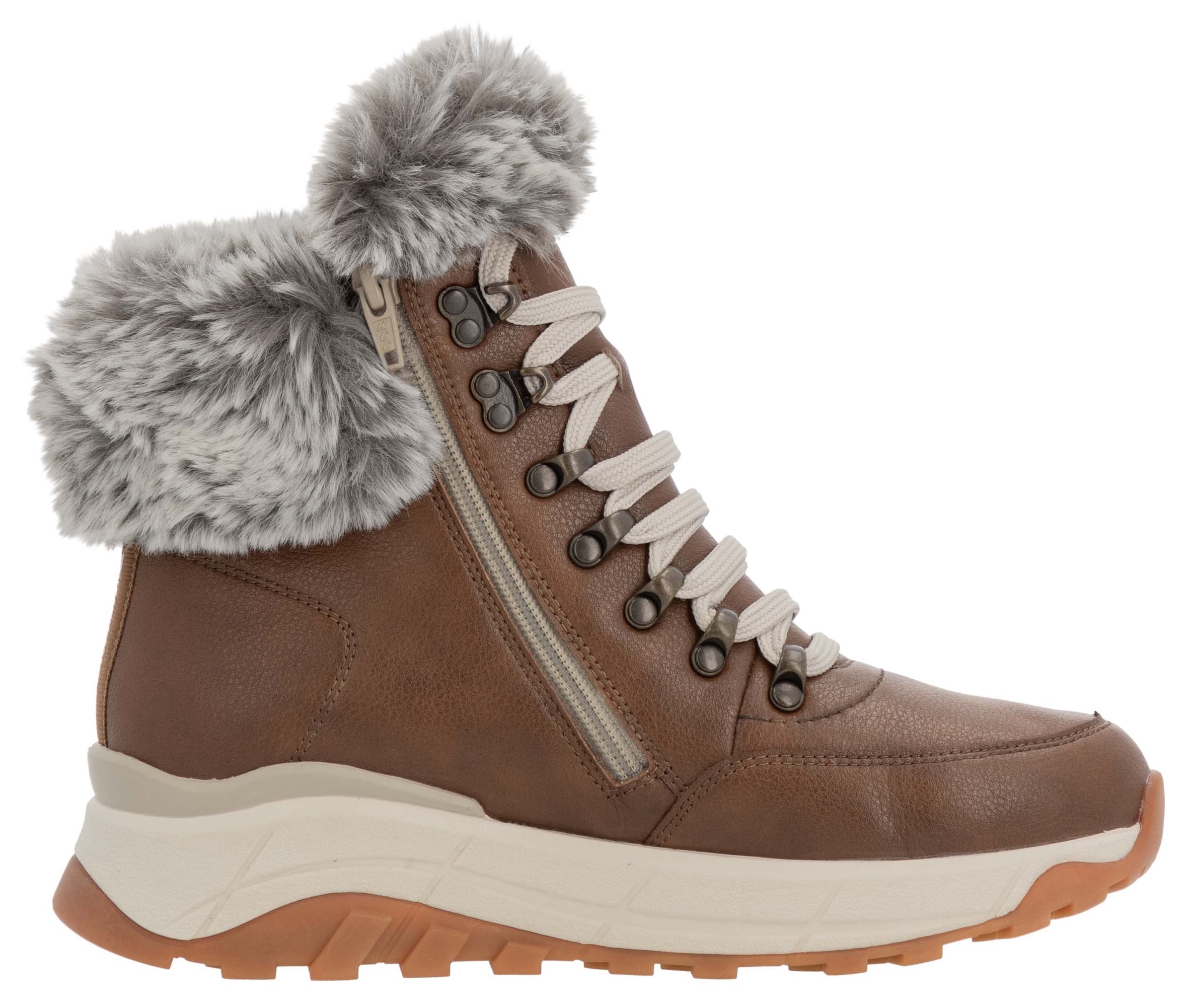 Rieker EVOLUTION Winterboots, Hightop Sneaker, Schnürboots, Winterschuh mit Lammwollfutter