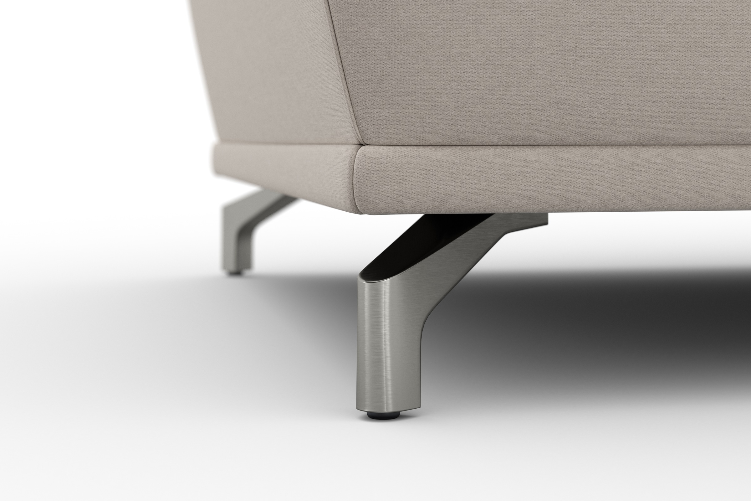 sit&more Ecksofa »Cabrio L-Form, mit Sitztiefenverstellung, Arm- und Kopfteilverstellung«, 2 Nierenkissen, Federkern, optional Bettfunktion und Stauraum