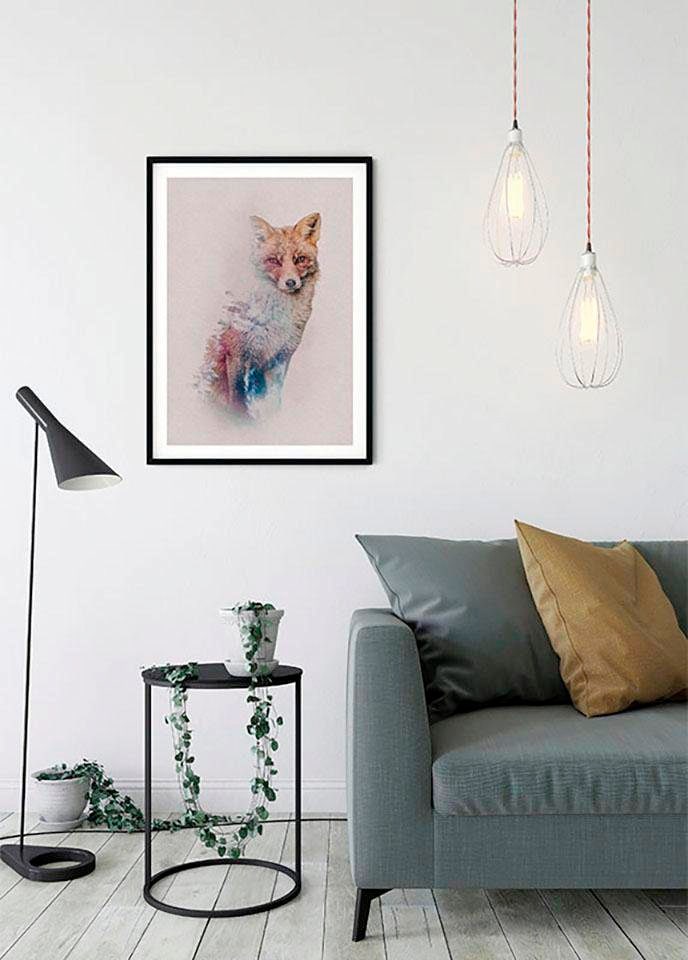 Komar Bild »Animals Forest Fox«, Tiere, (1 St.), Wandbild zur Dekoration - ohne Rahmen