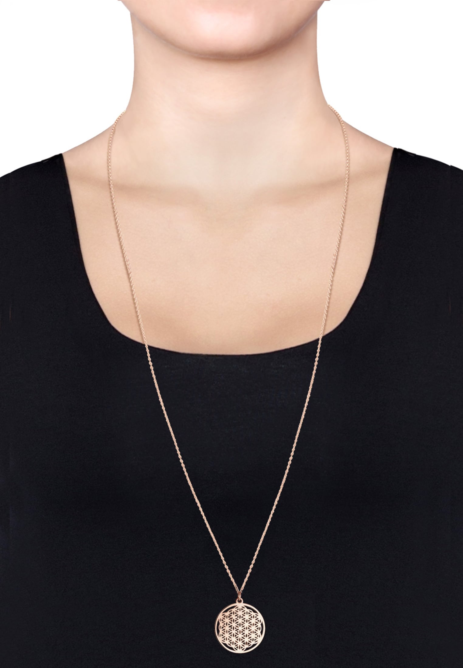 Elli Kette mit Anhänger »Anhänger Ornament 925 Sterling Silber«