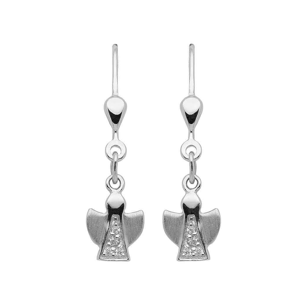 Adelia´s Paar Ohrhänger »925 Silber Ohrringe Ohrhänger mit Zirkonia« mit Zirkonia Silberschmuck für Damen