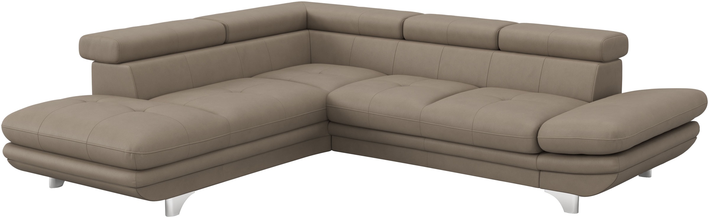 COTTA Ecksofa "Enterprise L-Form" mit Arm- & Kopfteilverstellung, wahlweise günstig online kaufen