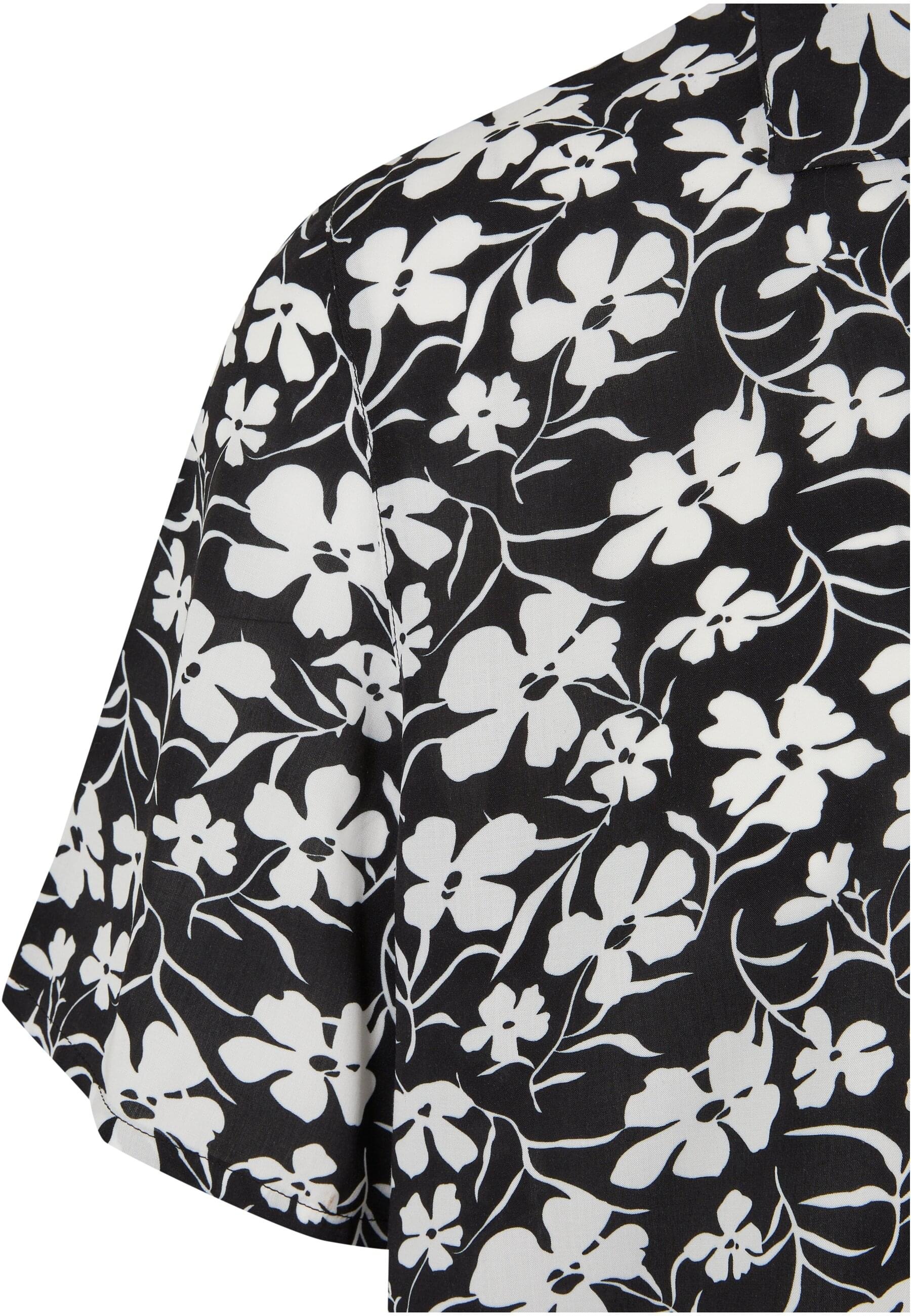 URBAN CLASSICS Kurzarmhemd »Urban Classics Herren Viscose AOP Resort Shirt«, (1 tlg.)