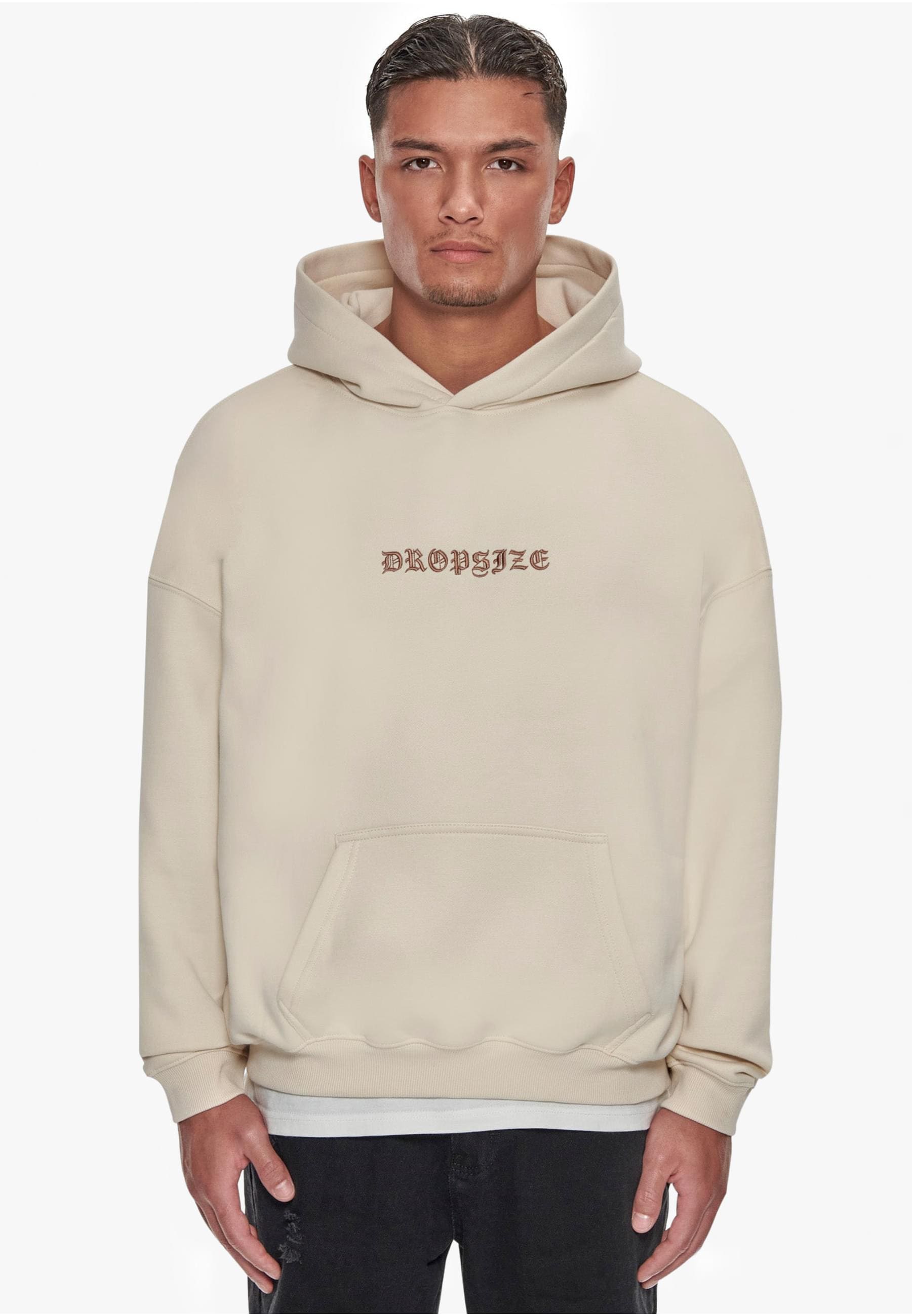 Dropsize Kapuzensweatshirt »Dropsize Herren Heavy Oversize Crime Hoodie«, (1 tlg.)