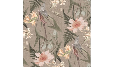 Vliestapete »Superfresco Easy Vliestapete PARADISE GARDEN TAUPE«, botanisch