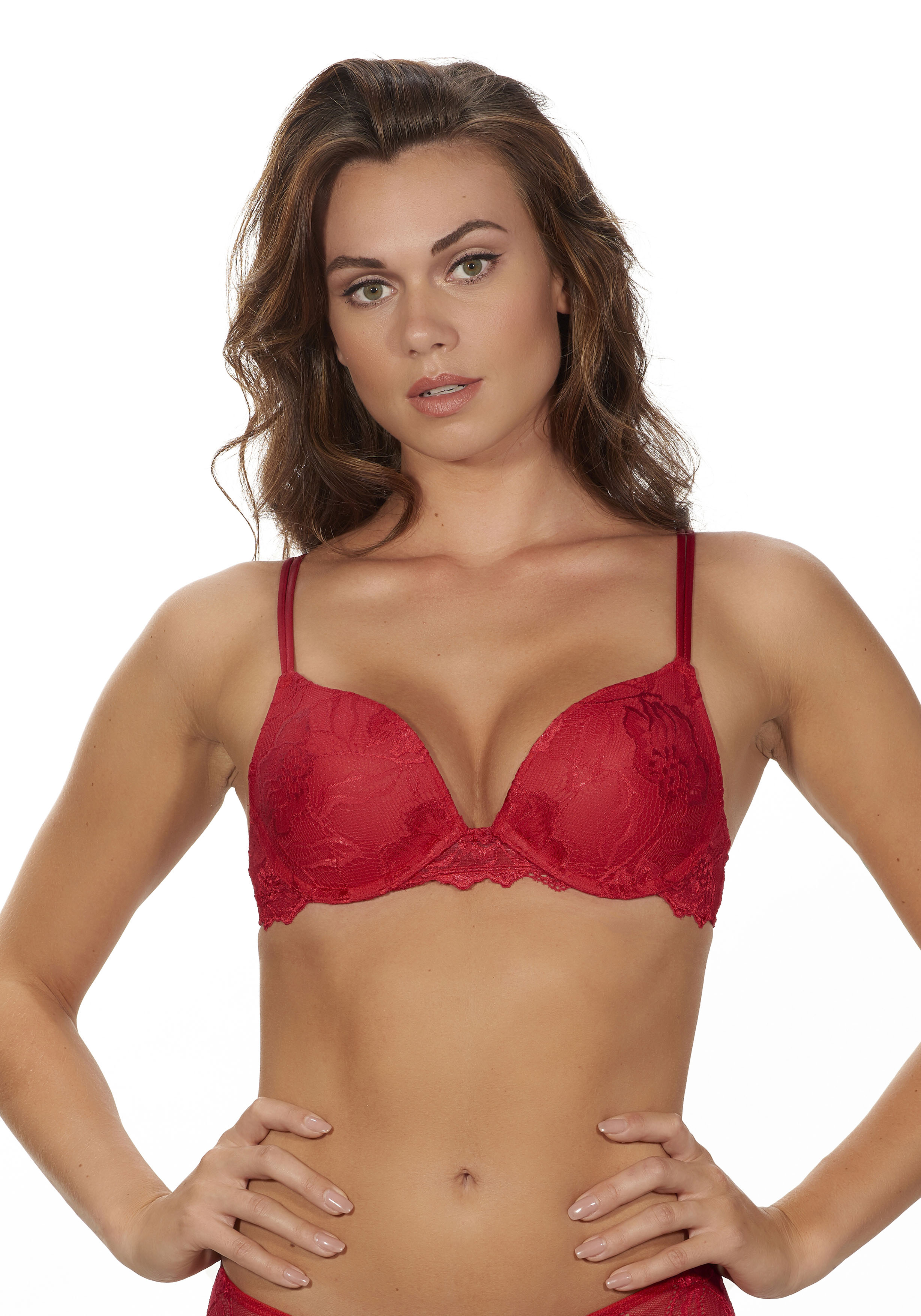 After Eden 1100000002199 "ANNA" mit Schale, mit Bügel, mit Spitze, bequem, feminin, push up