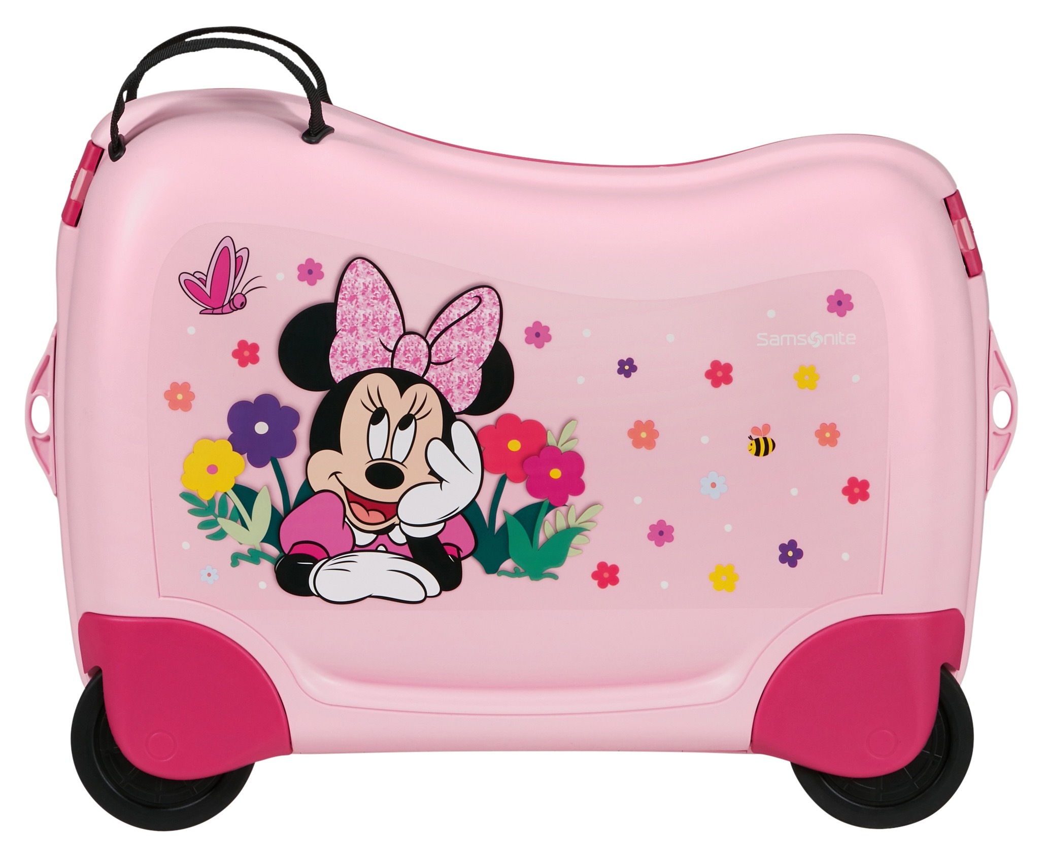 Samsonite Kinderkoffer »DREAM2GO DISNEY, Minnie Flower Power« 30 l 4 Rollen Ride-On Koffer Kinder-Reisekoffer