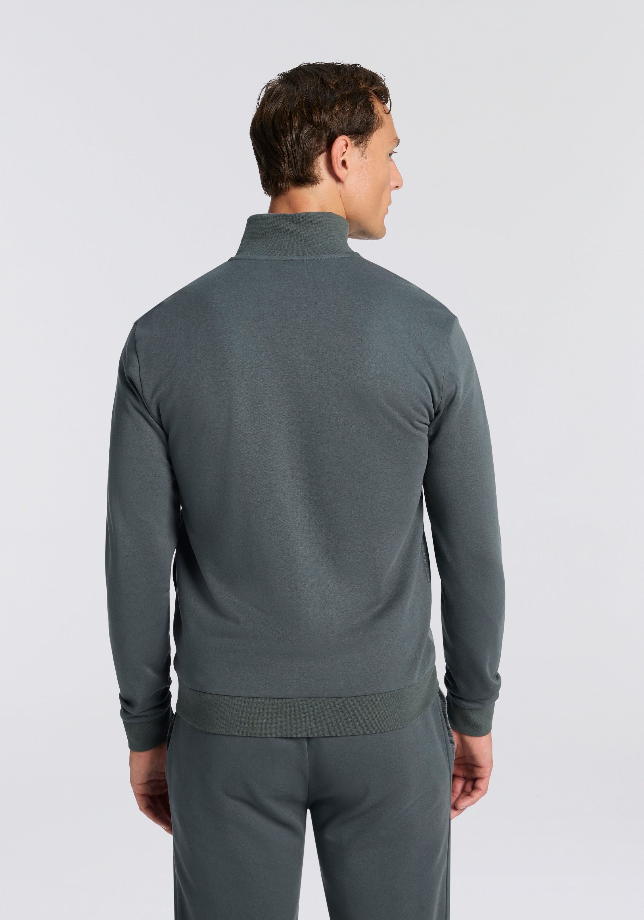 BOSS Sweatjacke "Tracksuit Jacket" Neuheit, Stehkragen günstig online kaufen