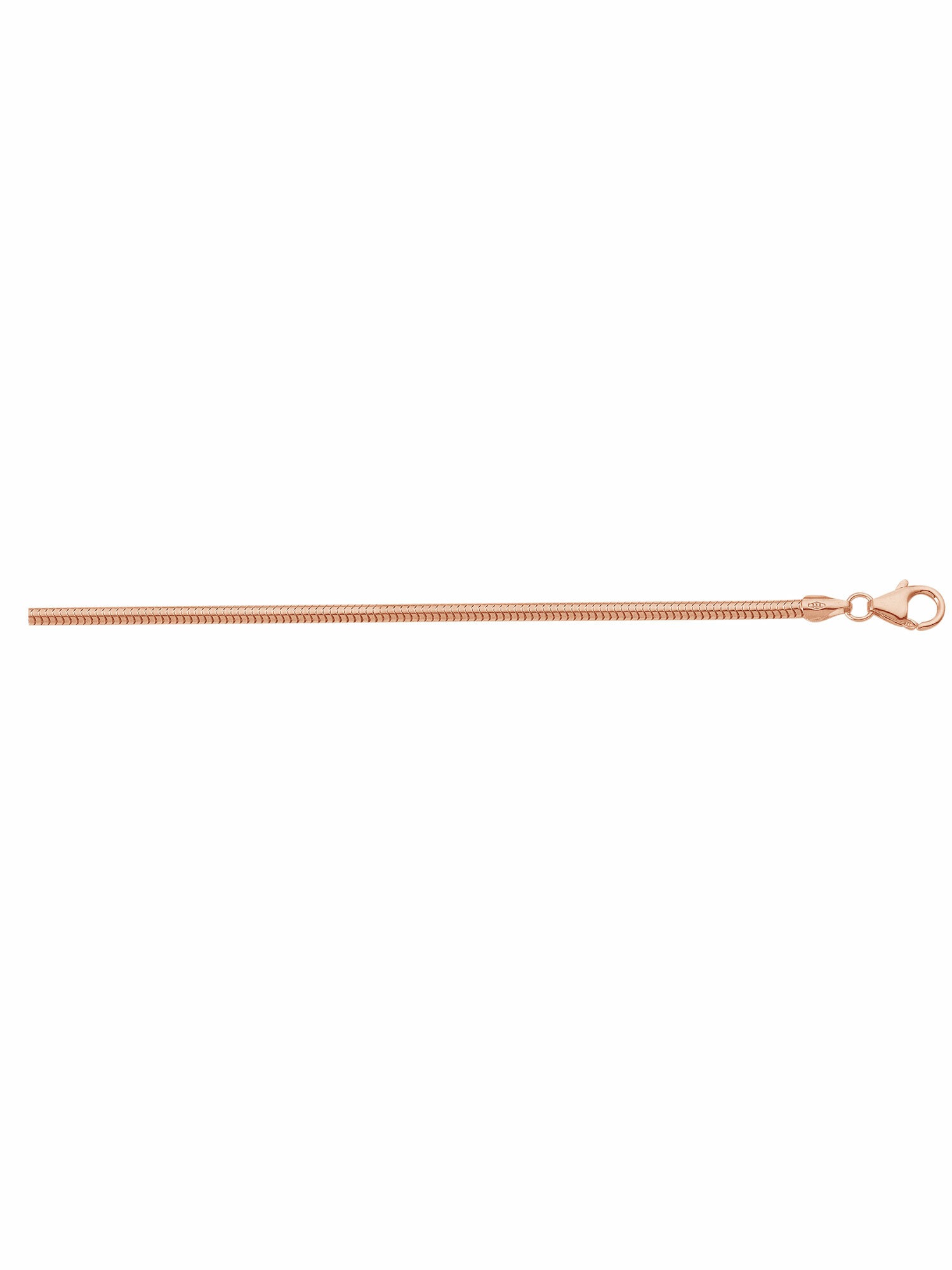 Adelia´s Silberkette »925 Silber Schlangen Halskette Ø 1 5 mm« Silberschmuck für Damen