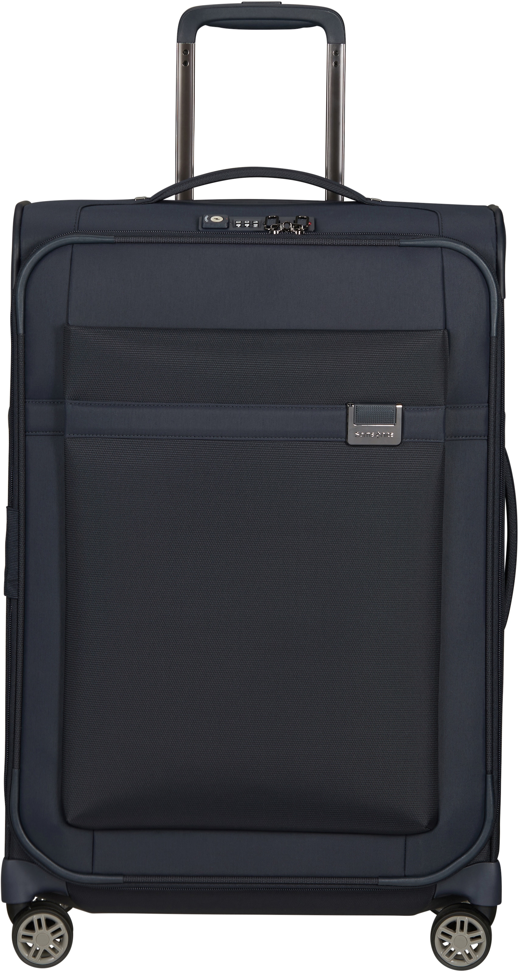 Samsonite Weichgepäck-Trolley "AIREA, 67 cm", 4 St. Rollen, Reisekoffer Aufgabegepäck Reisegepäck mit Volumenerweiterung