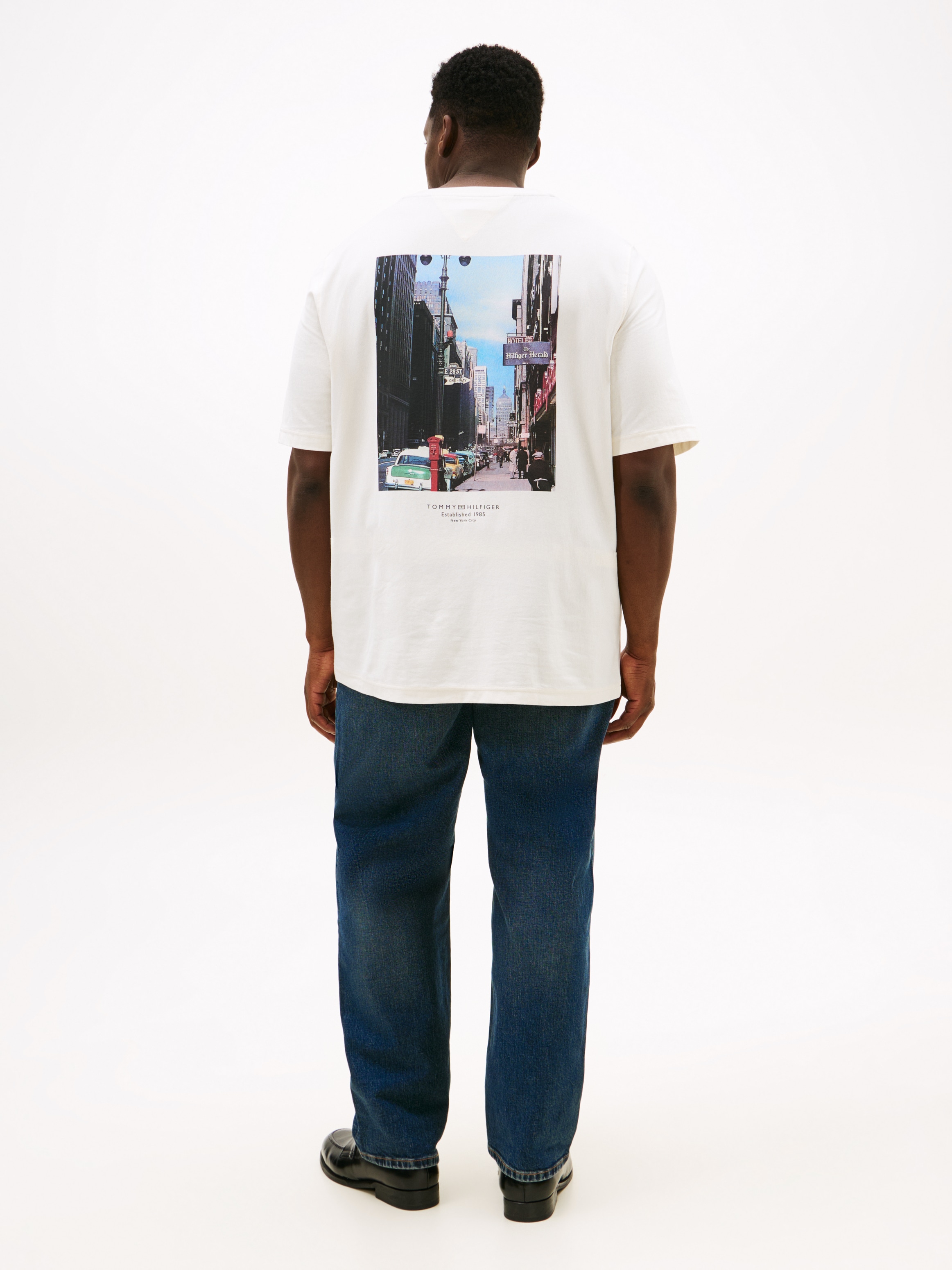 Tommy Hilfiger Big & Tall T-Shirt »BT-PHOTO PRINT GRAPHIC«, Große Größen, großer Rückenprint, Rundhals