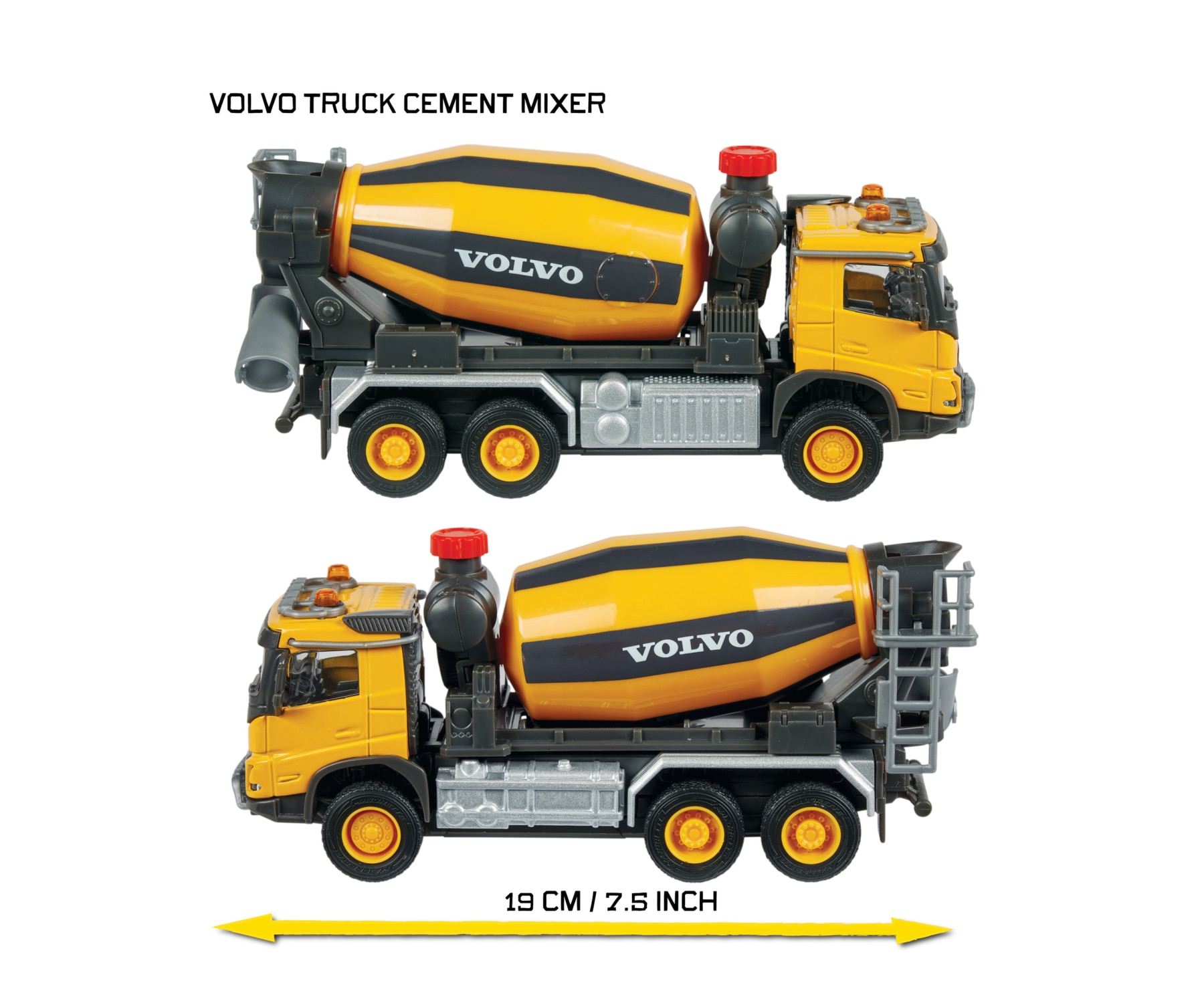 majORETTE Spielzeug-Betonmischer »Volvo FMX«