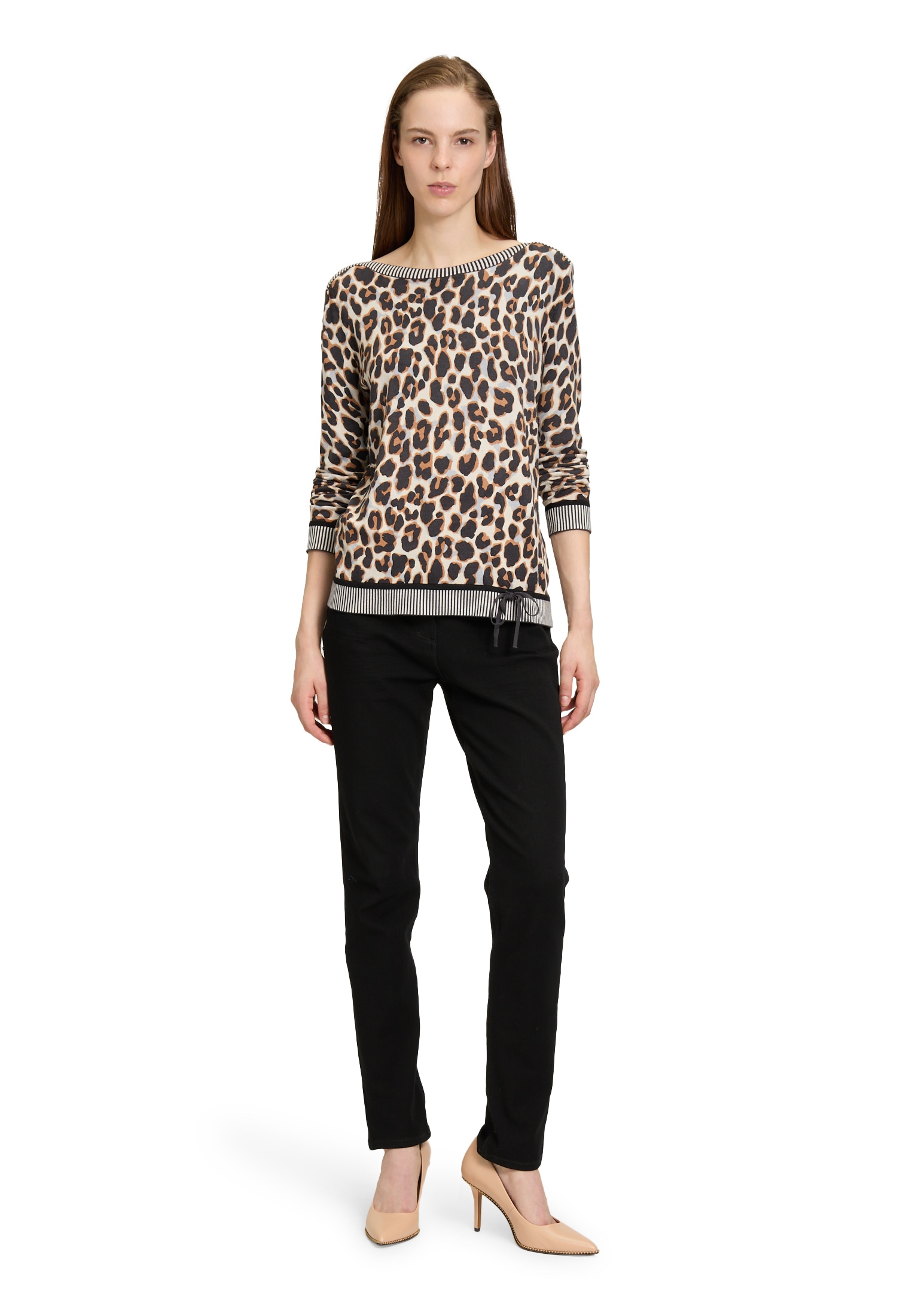 Betty Barclay Strickpullover »Betty Barclay Strickpullover mit Tunnelzug«, (1 tlg.), Rippbündchen