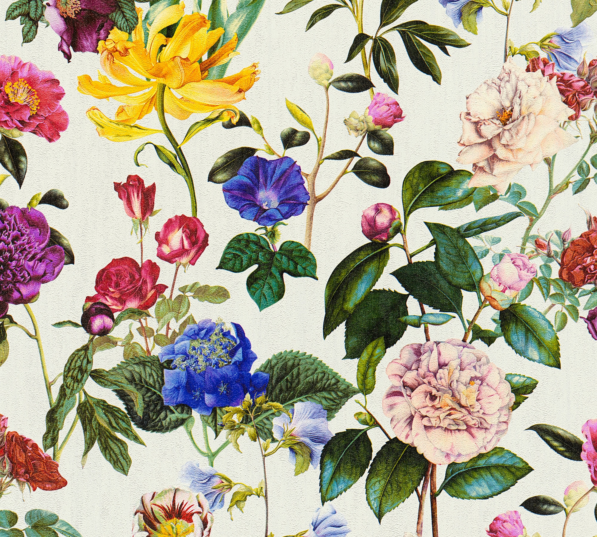 A.S. Création Vliestapete "Jette Joop tropisch floral natürlich" Wald botanisch floral leicht strukturiert Blumentapete Tapete Streifen Tapeten Wohnzimmer Schlafzimmer Küche
