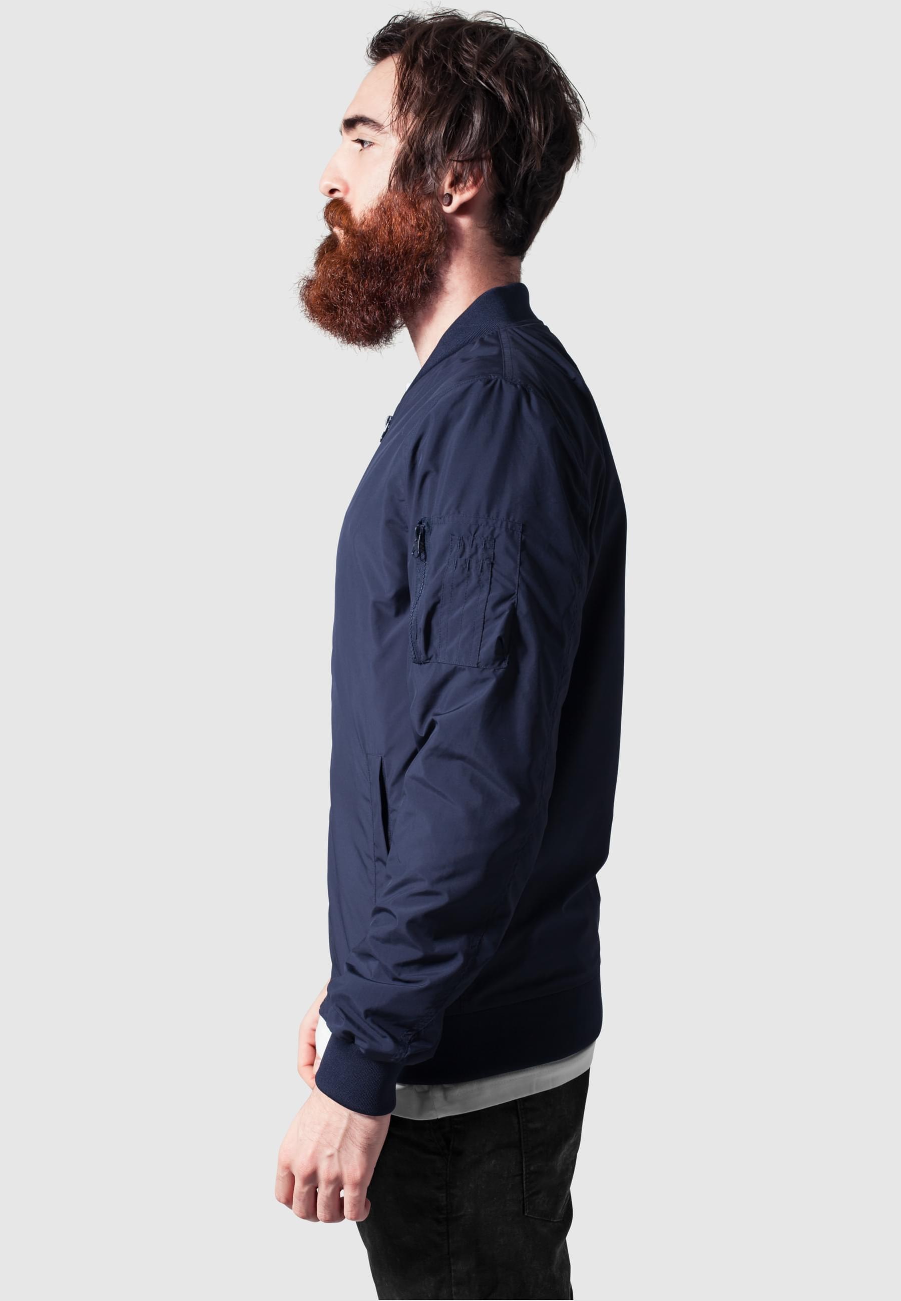 URBAN CLASSICS Allwetterjacke »Urban Classics Herren Light Bomber Jacket«, (1 St.), ohne Kapuze