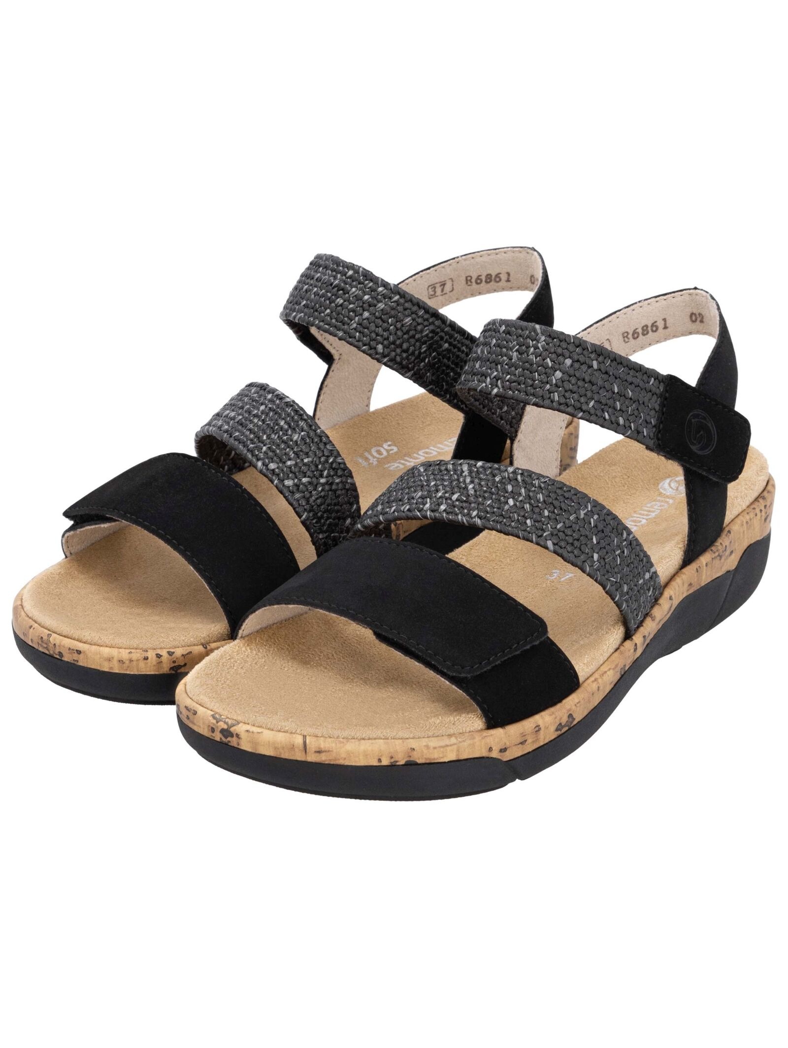 Remonte Riemchensandale Women's Black 38 3