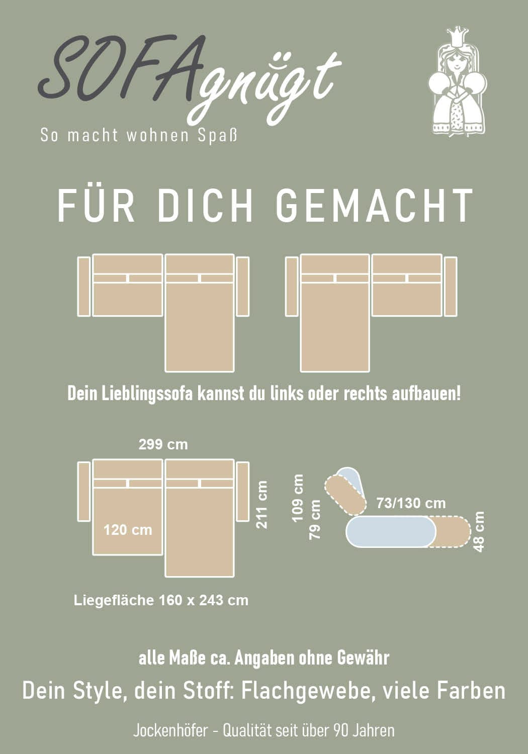 Jockenhöfer Gruppe Ecksofa »Unos L-Form, B: 299 cm, mit 60 cm elektr. Sitztiefenverstellung« 140kg Belastbarkeit, USB-Anschluss, Kopfteilverstellung & Zierkissen
