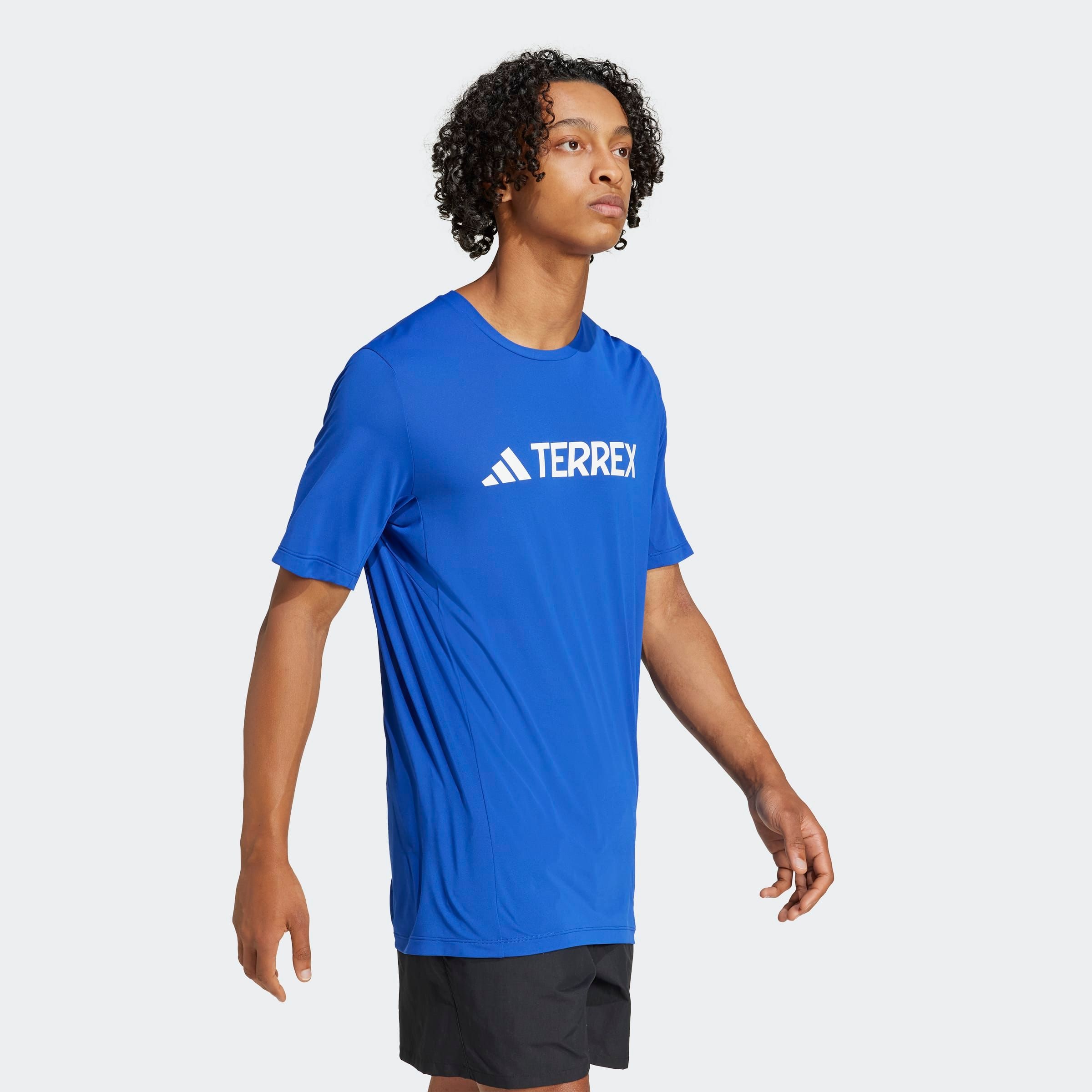 adidas TERREX "MULTI CLIMACOOL LOGO TECH" sportliches Funktionsshirt, ohne Verschluss, aus Polyester