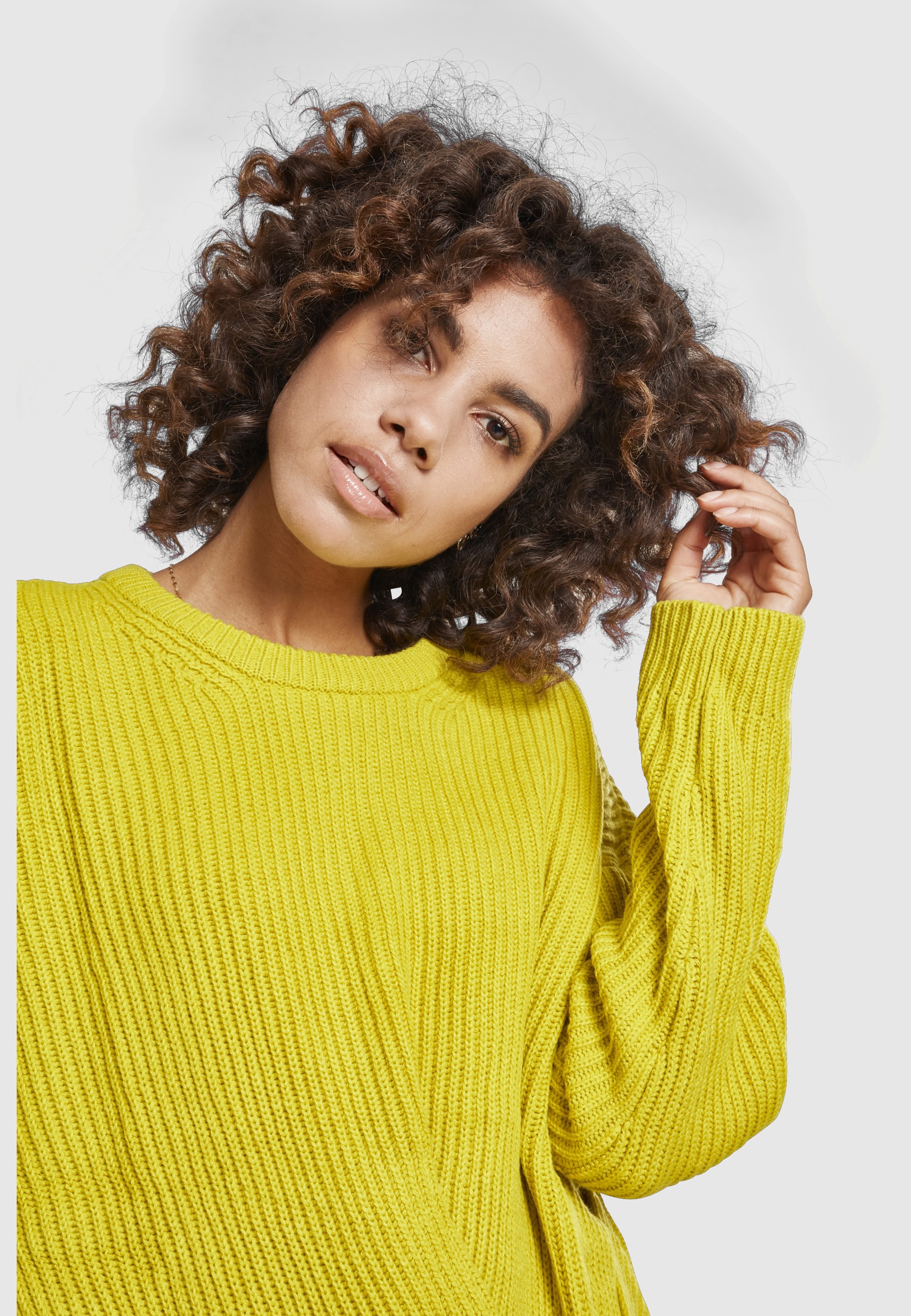 URBAN CLASSICS Sweatshirt »Urban Classics Damen Ladies Wrapped Sweater«, 1 Stk.
