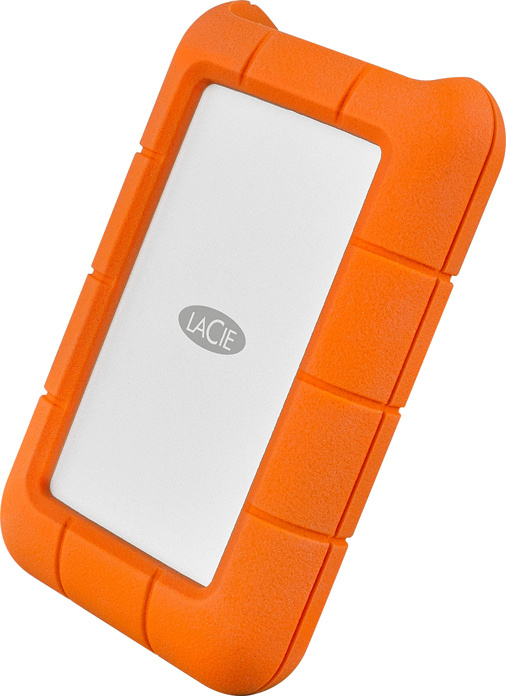 LACIE externe HDD-Festplatte "Rugged USB-C", 4 TB, orange, Festplatten