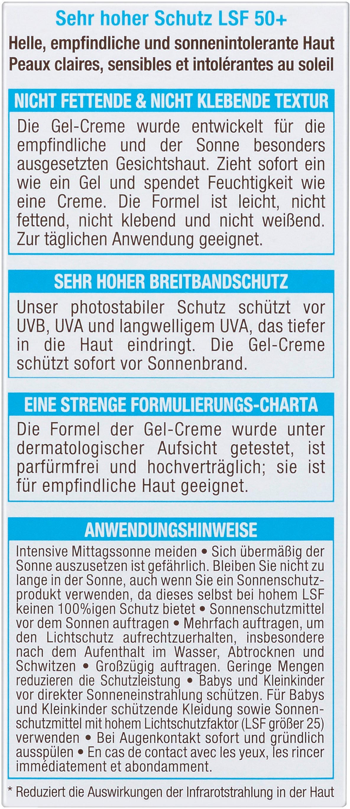 GARNIER Sonnenschutzcreme »Ambre Solaire Sensitive expert+ LSF 50+«, mit leichter und schnell einziehender Formel