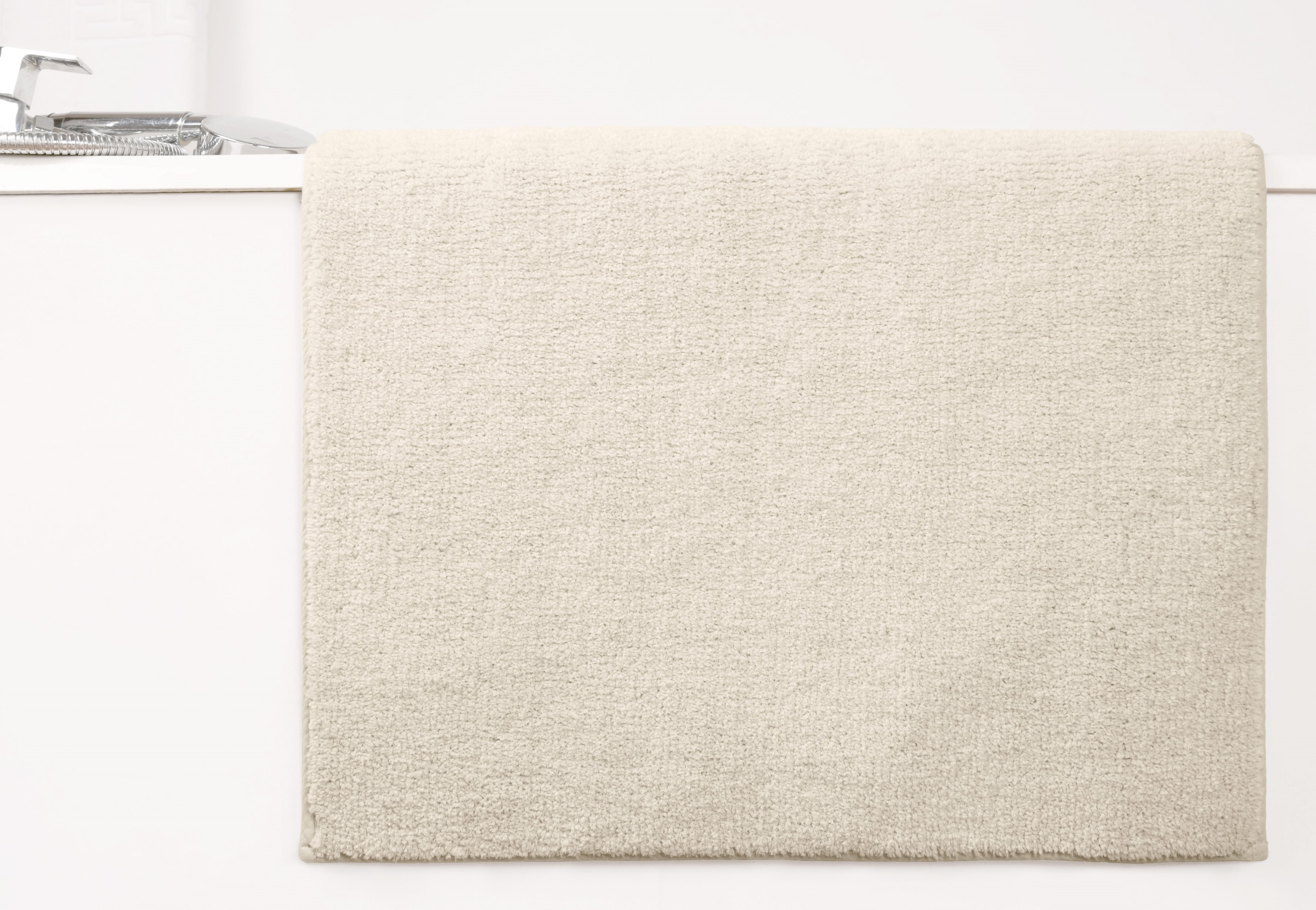my home Badematte »Vanessa, Badvorleger, Badezimmer Teppich«, rutschhemmend beschichtet, schnell trocknend-fußbodenheizungsgeeignet-strapazierfähig, Badteppich, weiche Haptik, unifarben