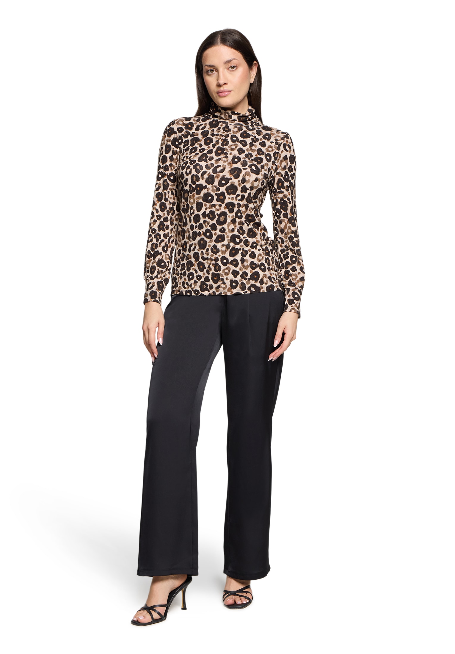 Betty Barclay Kurzarmshirt »Damen Rollkragenshirt mit Stehkragen« 1 Stk. tlg.