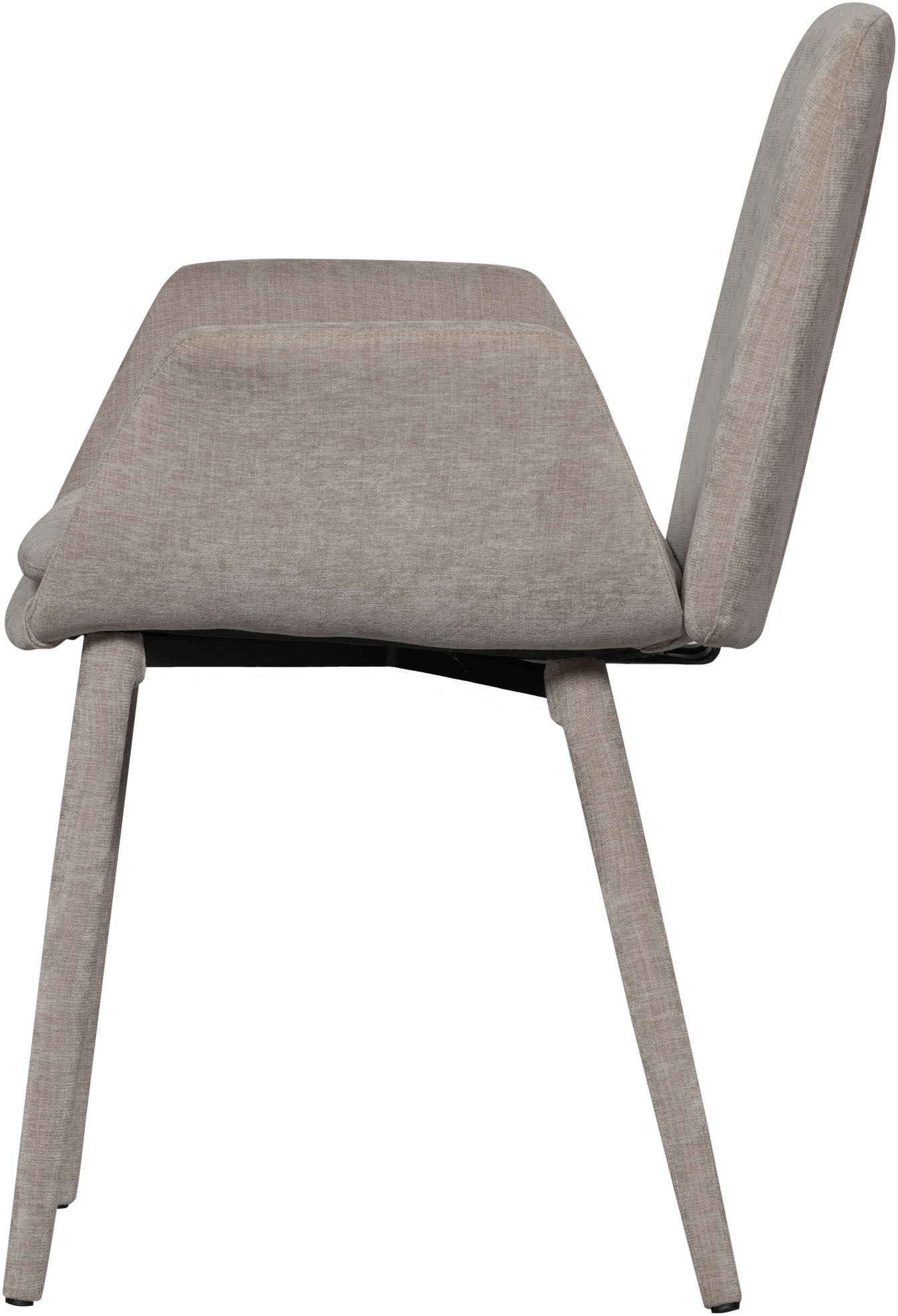 WOOOD Esszimmerstuhl »Curve«, (Set), 2 St., mit gepolsterten Beinen, Höhe 83 cm
