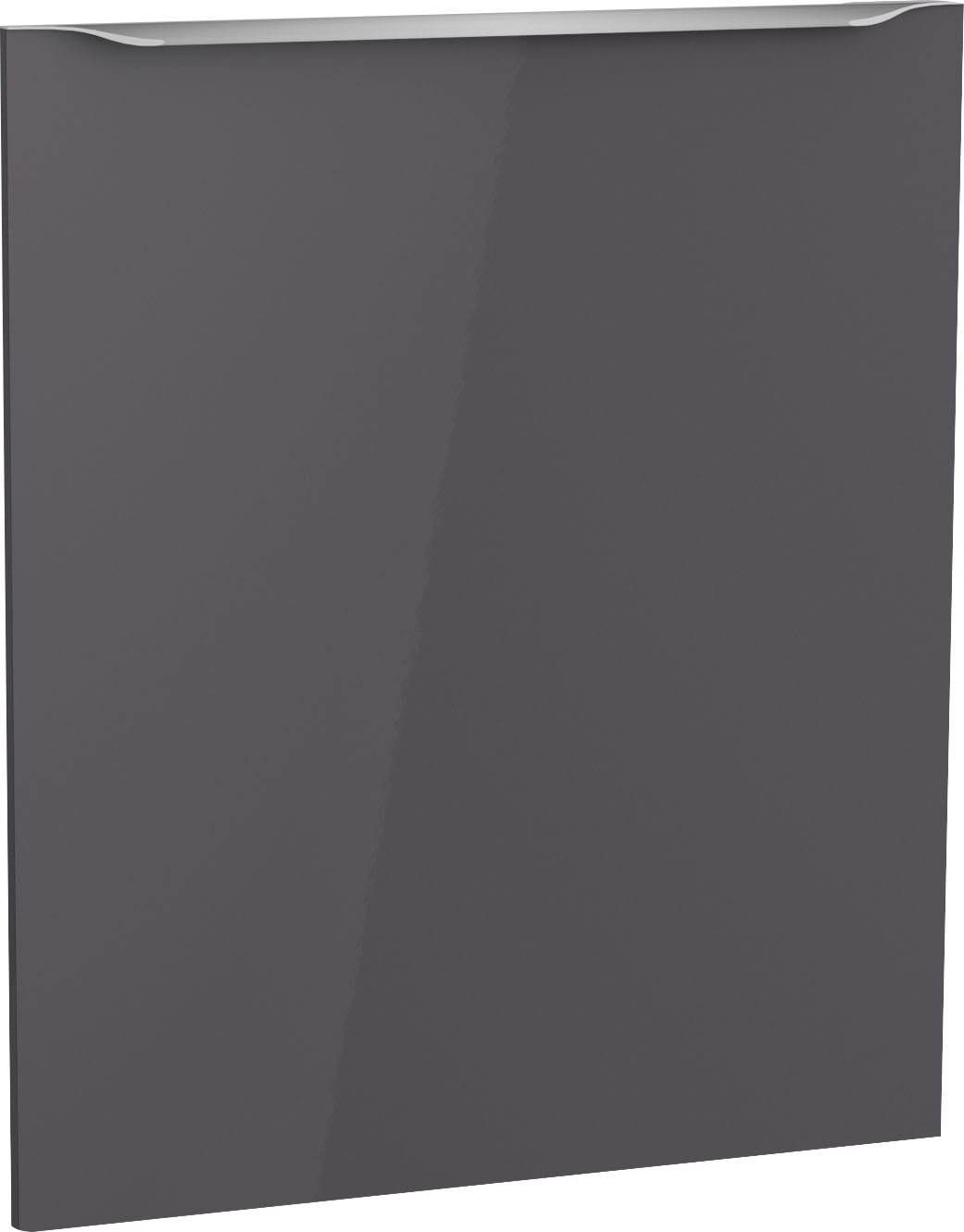 KOCHSTATION Frontblende "KS-Aken", B/H/T: 59,6cm x 70cm x 1,6cm, schwarz, Möbelblenden