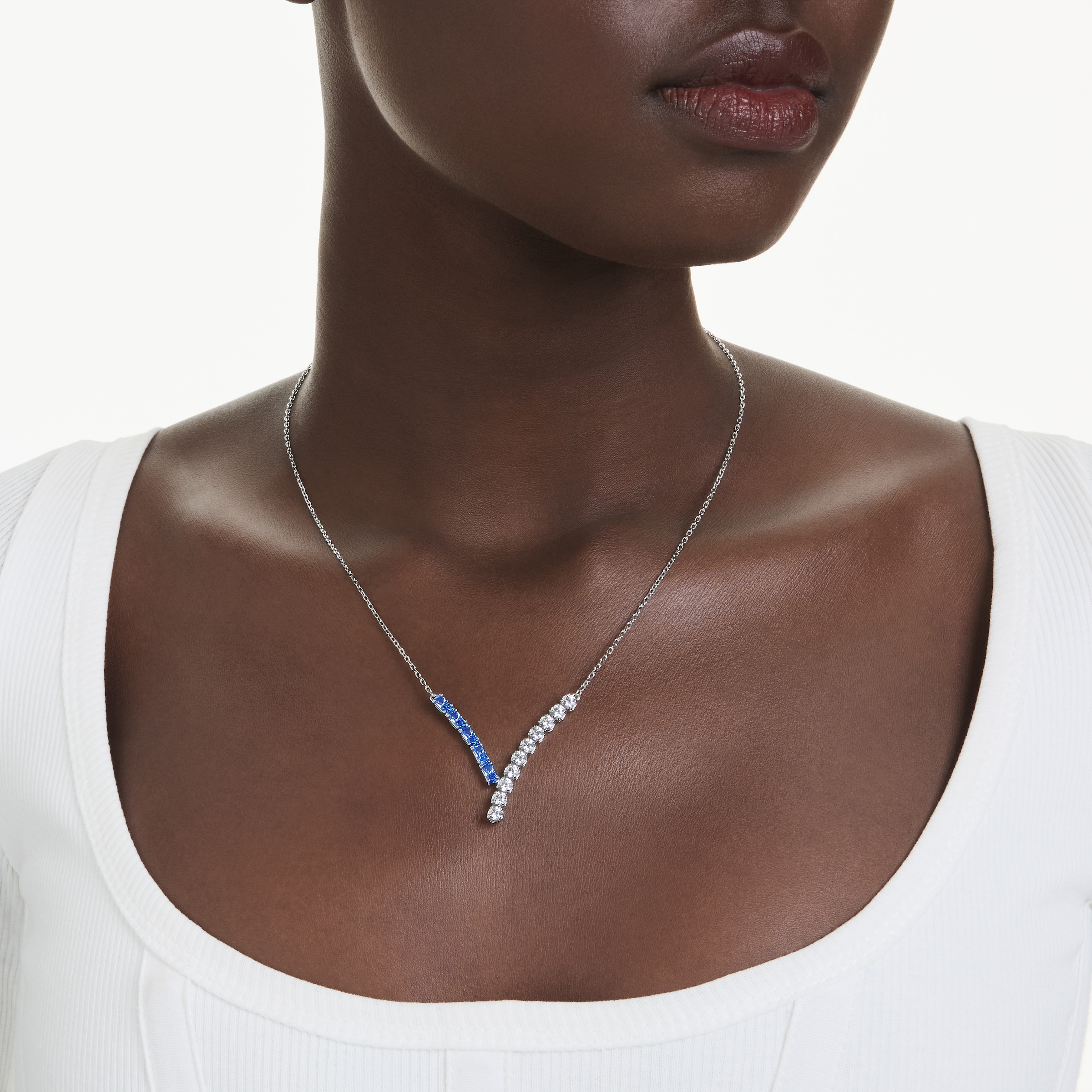 Swarovski Kette mit Anhänger »Schmuck Geschenk Matrix Halskette«, mit Swarovski® Kristall, Swarovski® Zirkonia (synth.)
