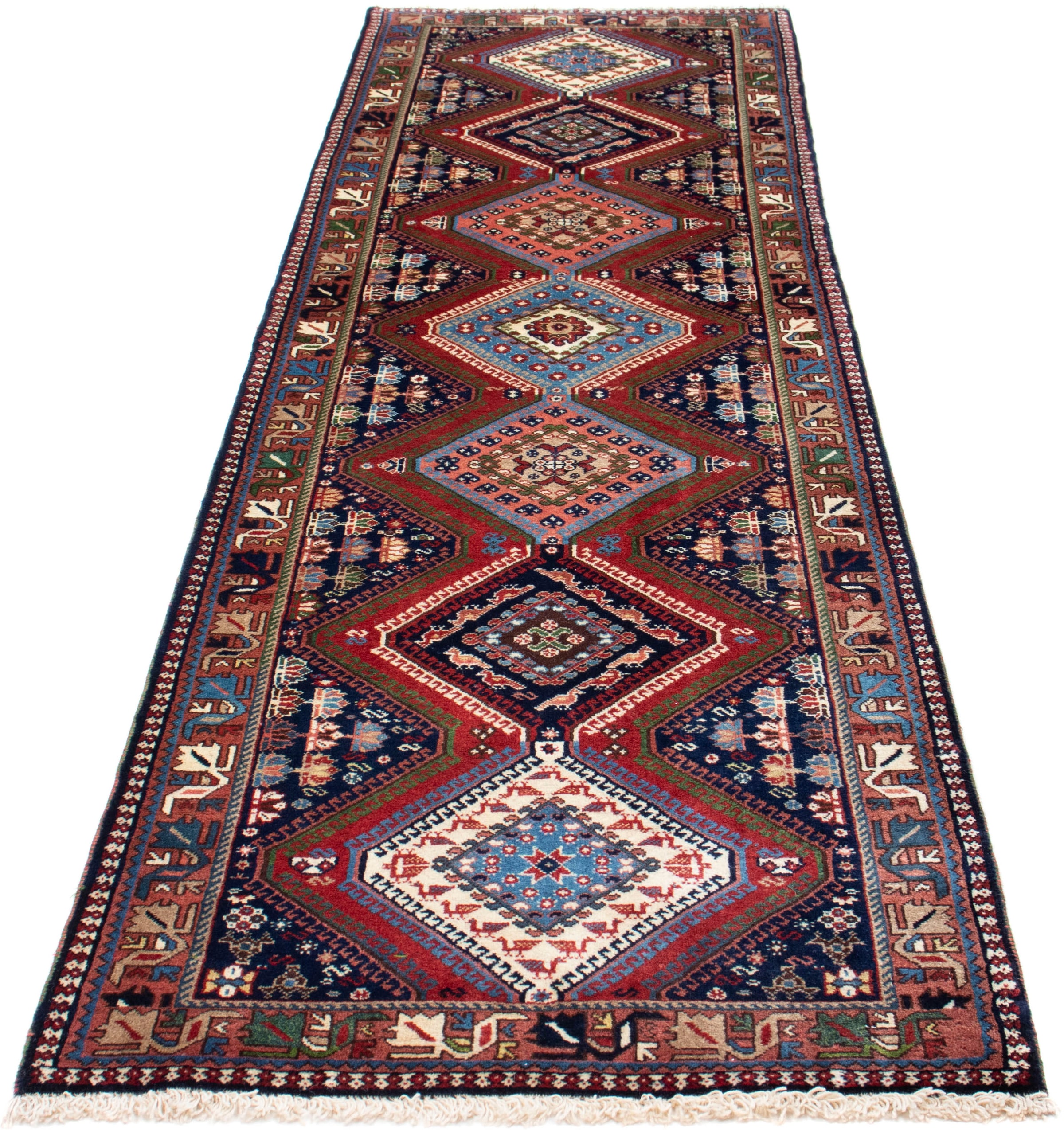 Orientteppich »Perser - Nomadic - 288 x 80 cm - mehrfarbig«, rechteckig, 10 mm Höhe,...