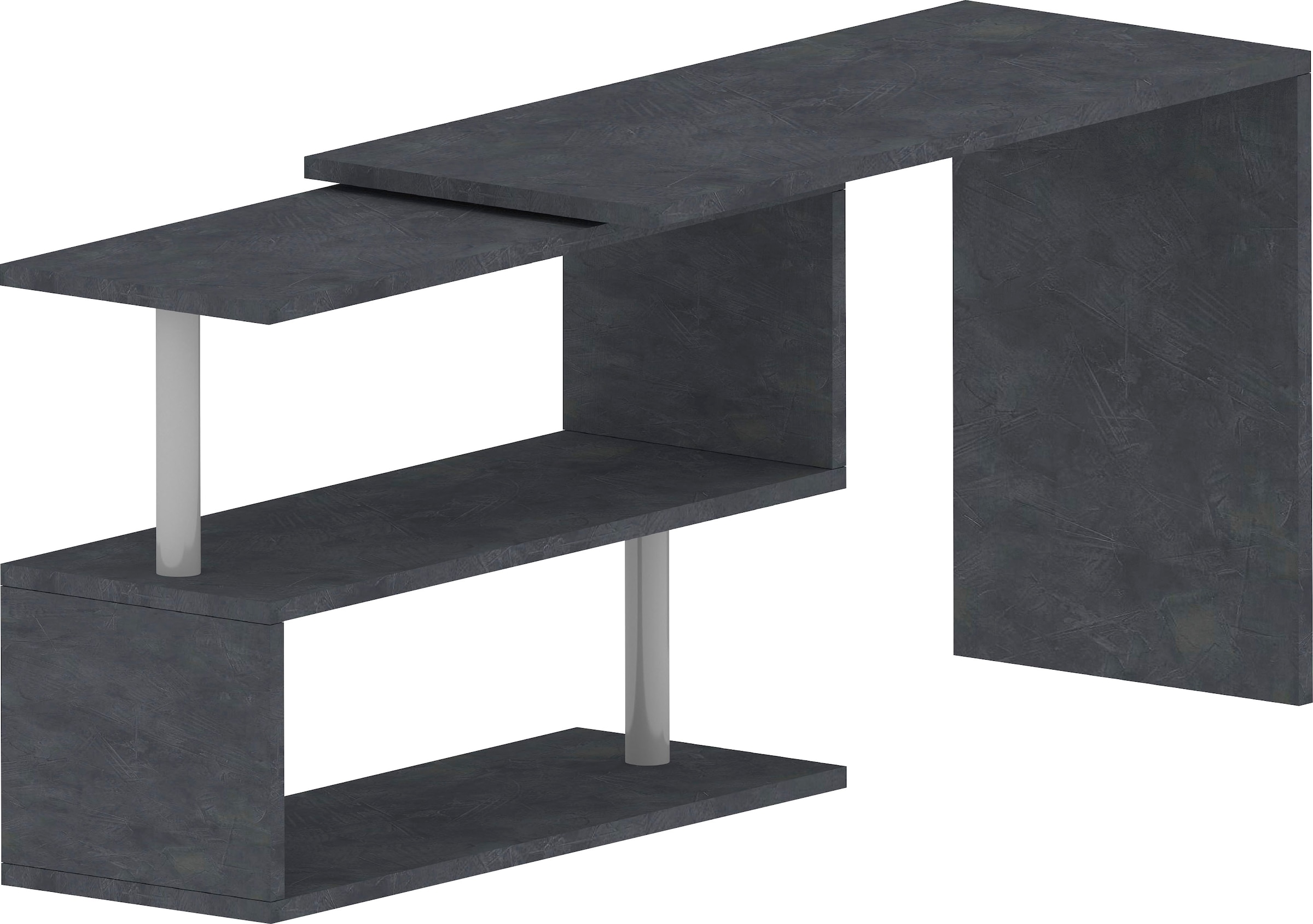INOSIGN Schreibtisch »Volta, Made in Italy«, multifunktional - als Computertisch, Eckschreibtisch oder Sideboard