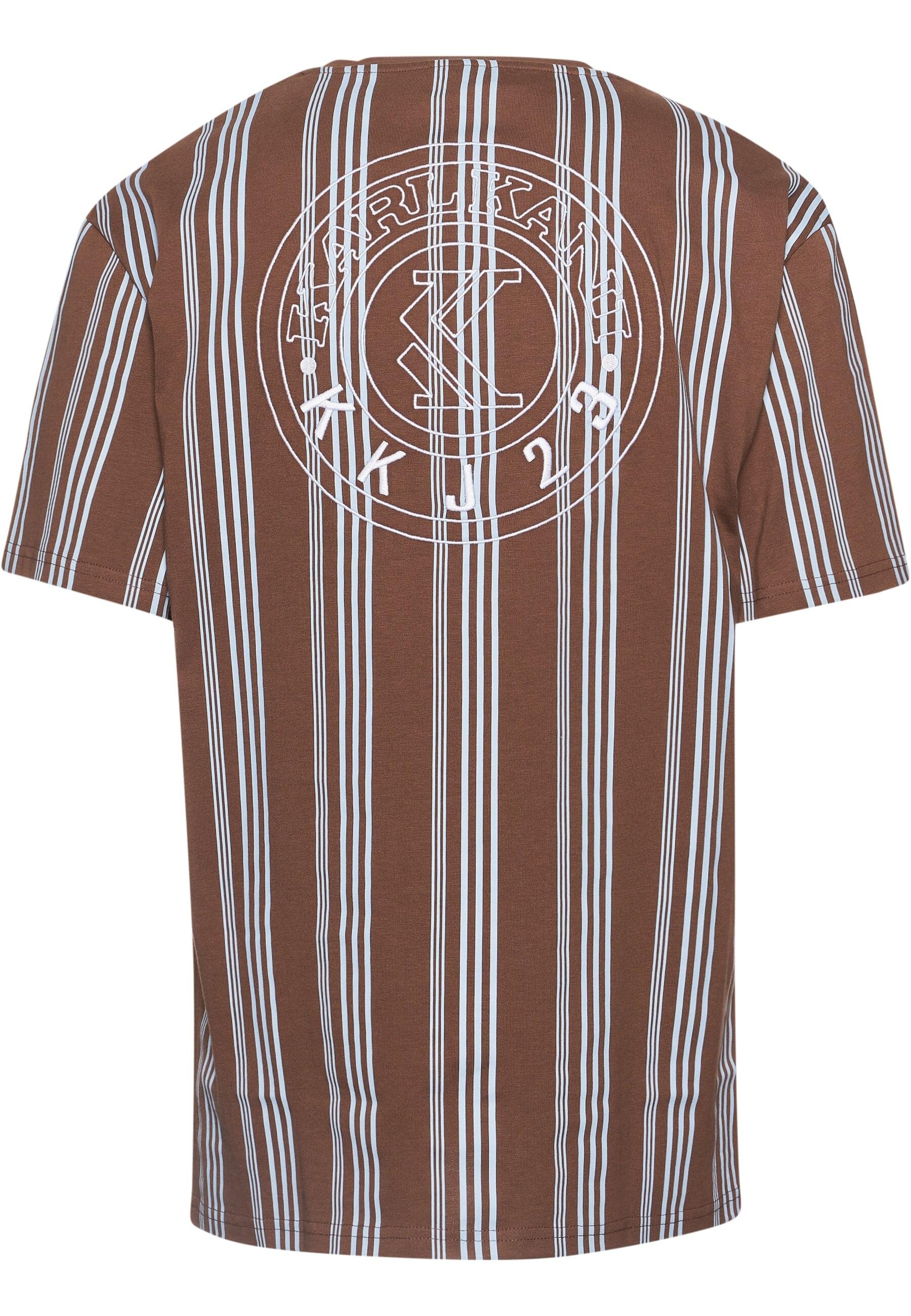 Karl Kani T-Shirt »Karl Kani Herren KM233-025-2 KK Small Signature Striped Tee«, (1 tlg.)