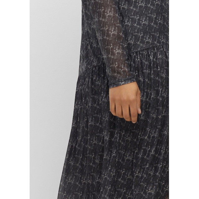 Sheego Shirtkleid »Große Größen«, aus bedrucktem Mesh, blickdicht gefüttert  bestellen | BAUR