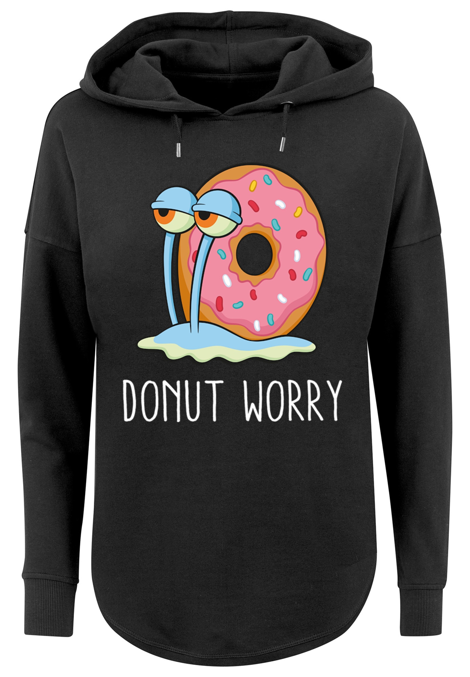 F4NT4STIC Kapuzenpullover Spongebob Schwammkopf Donut Worry Garry Print günstig online kaufen