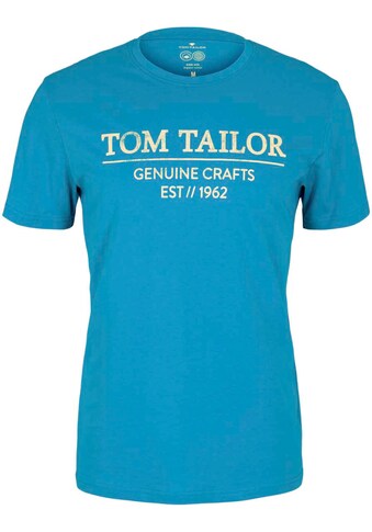TOM TAILOR Rundhalsshirt, mit großem Logofrontprint kaufen TOM TAILOR Rundhalsshirt, mit großem Logofrontprint kaufen