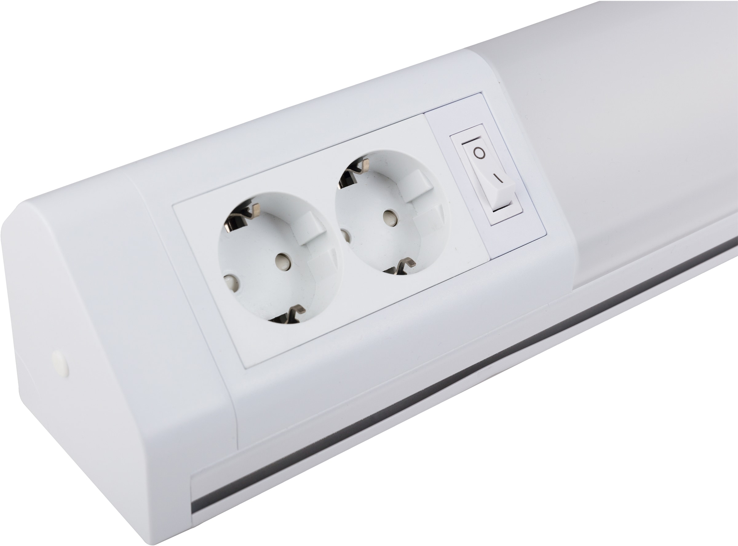 HEITRONIC Lichtleiste Schalter kaufen integrierter »Bonn«, Küchenlampe,Küchenbeleuchtung,+ 1 | flammig-flammig, BAUR zwei Steckdosen