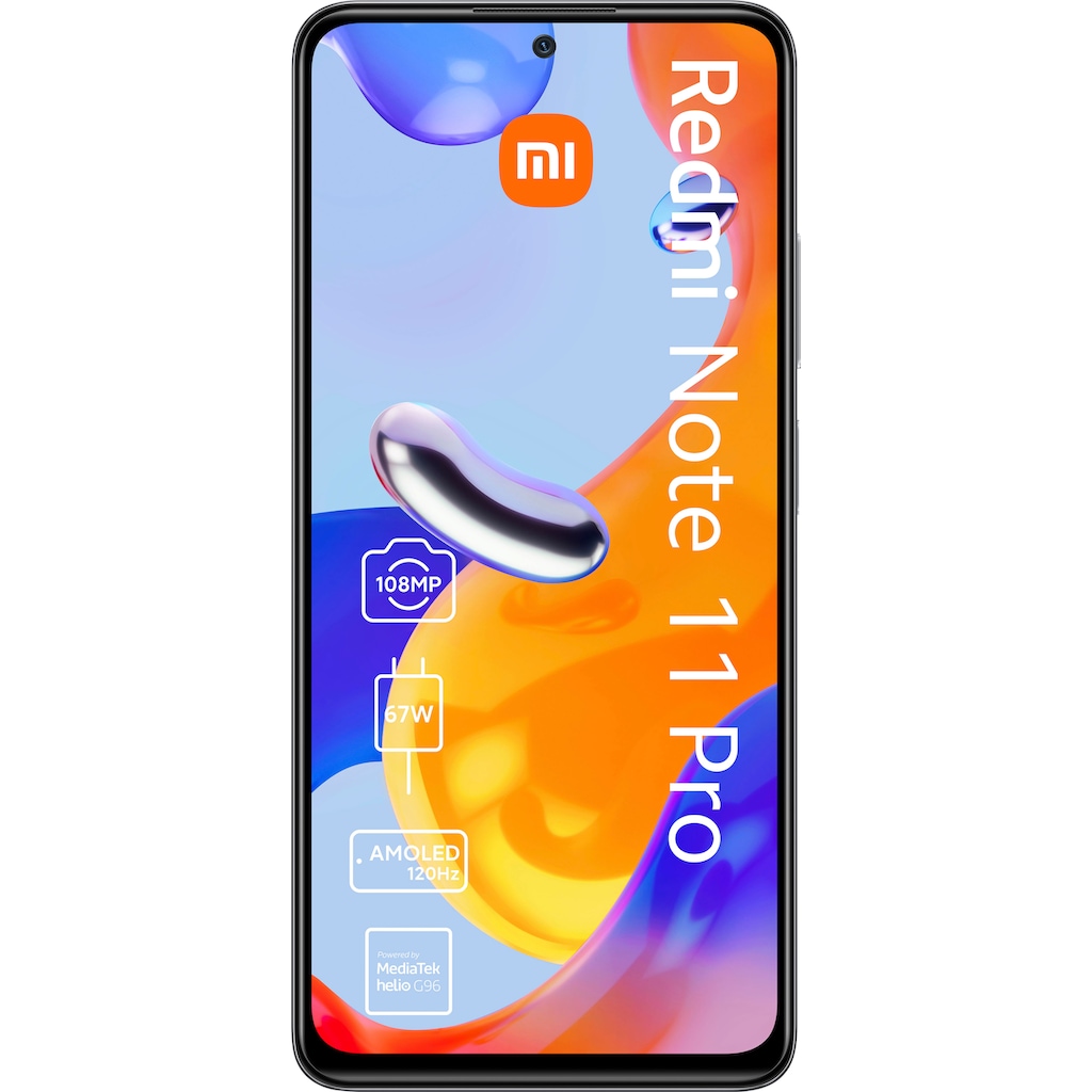 Xiaomi Smartphone »Redmi Note 11 Pro«, polar white, 16,94 cm/6,67 Zoll, 64 GB Speicherplatz, 108 MP Kamera