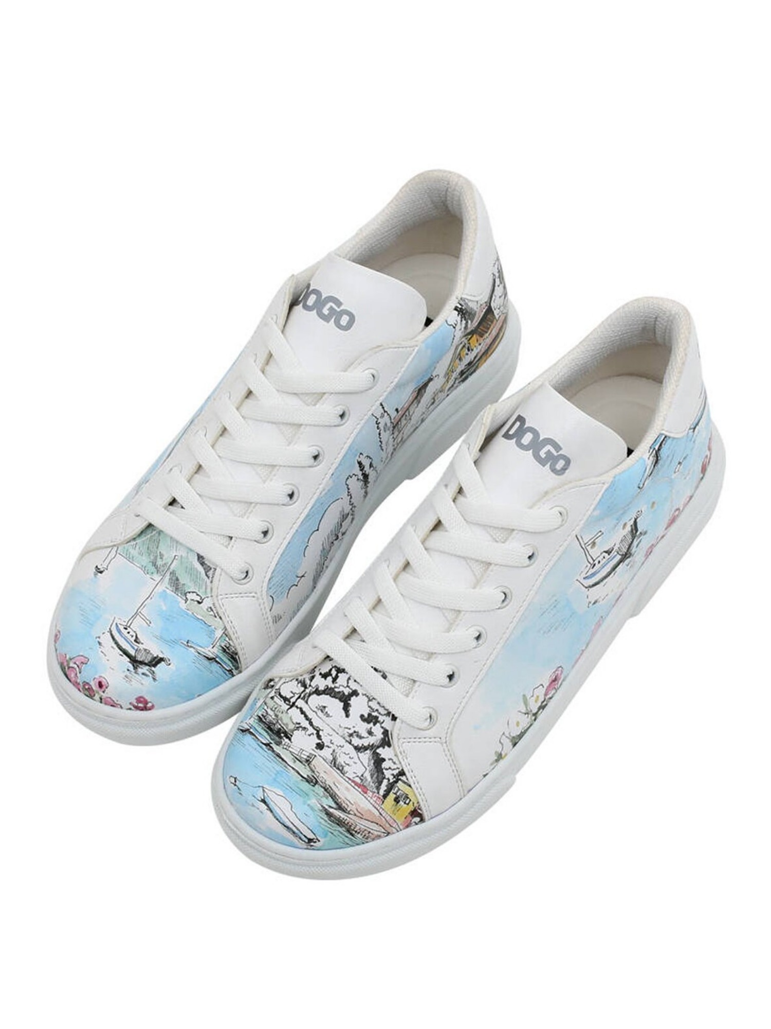 Dogo Sneaker "Ace Low-Top Sneaker Best Of Tweety And Sylvester Black Damen" Handgefertigt