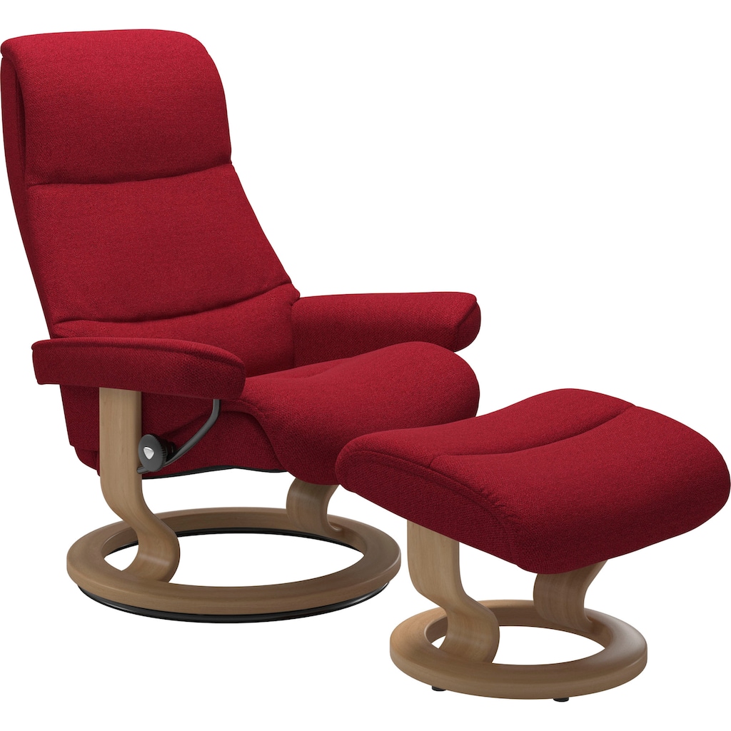 Stressless® Relaxsessel »View«, (Set, Relaxsessel mit Hocker)