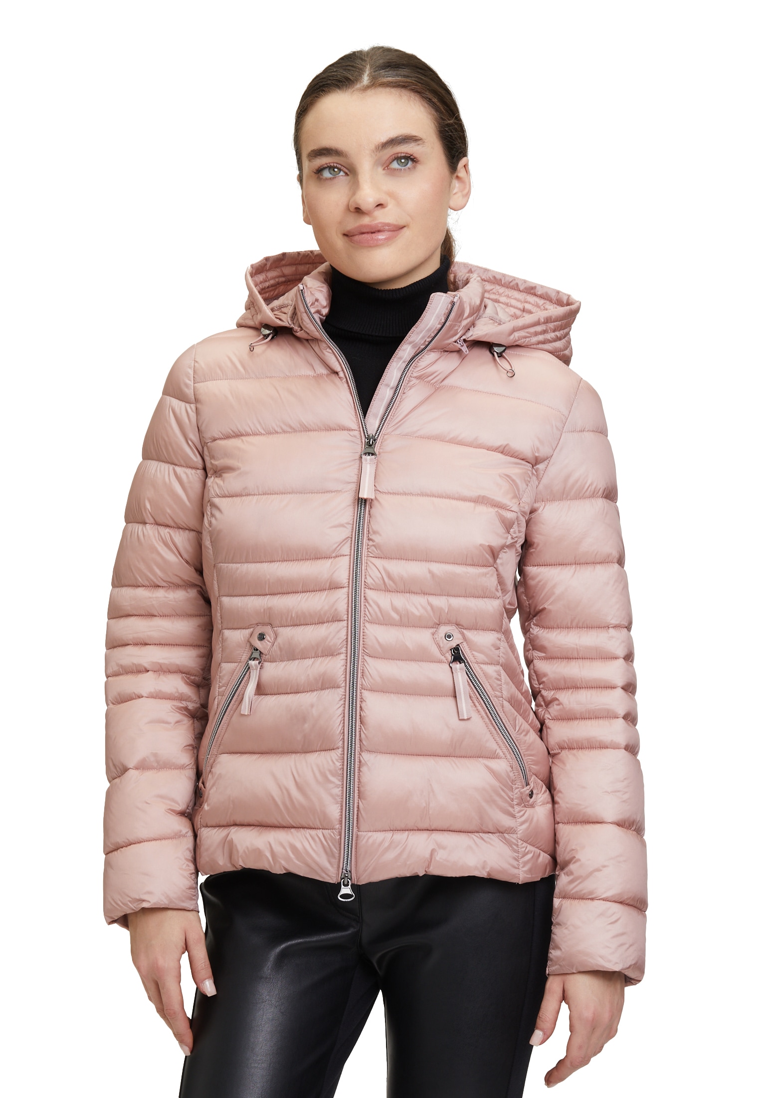 Betty Barclay Steppjacke "Betty Barclay Steppjacke mit abnehmbarer Kapuze", mit Kapuze