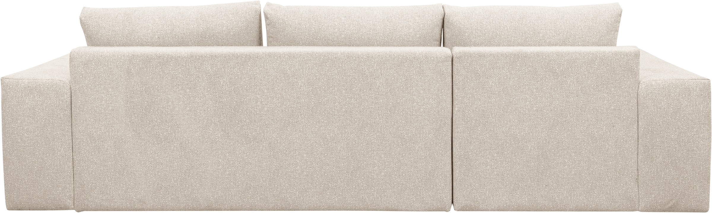 WERK2 Ecksofa »Rozzana Design Ecksofa mit hohem Komfort, zeitlos & elegant, L-Form,«, in kuschelweichen Trendstoffen Cord, Breitcord und Plüsch
