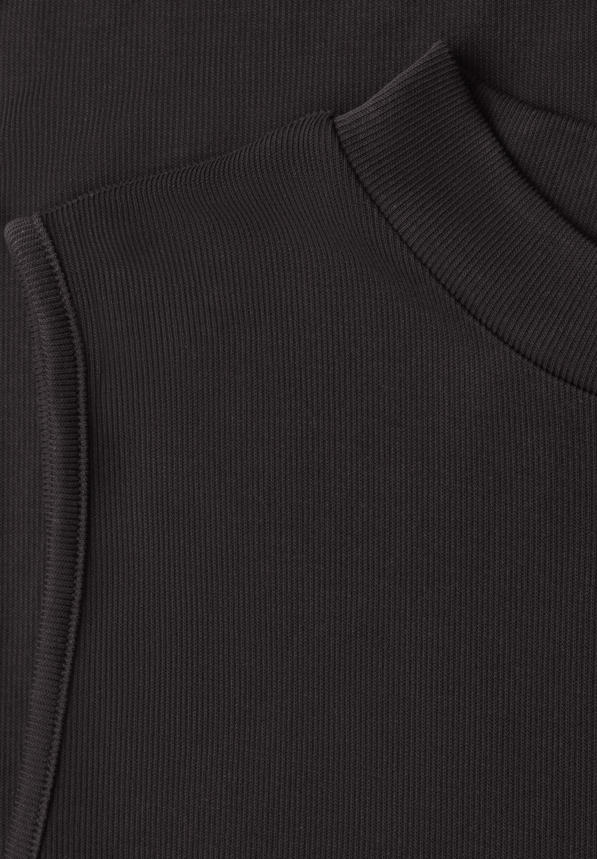 STREET ONE Shirttop Sommer-Top im Silk-Look mit Turtle Neck