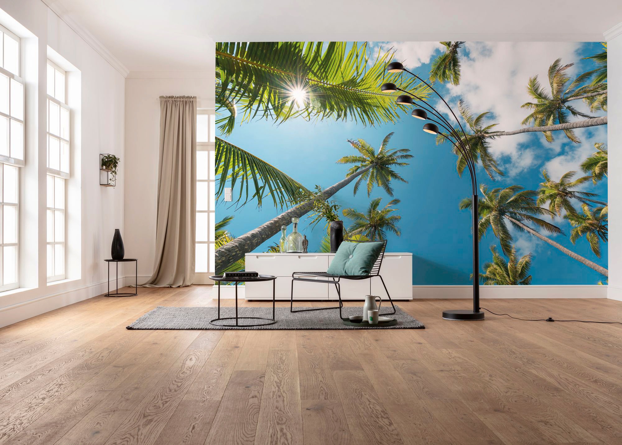 Komar Vliestapete »Digitaldruck Vlies - Coconut Heaven II - Größe 450 x 280 cm«, bedruckt, Wohnzimmer, Schlafzimmer
