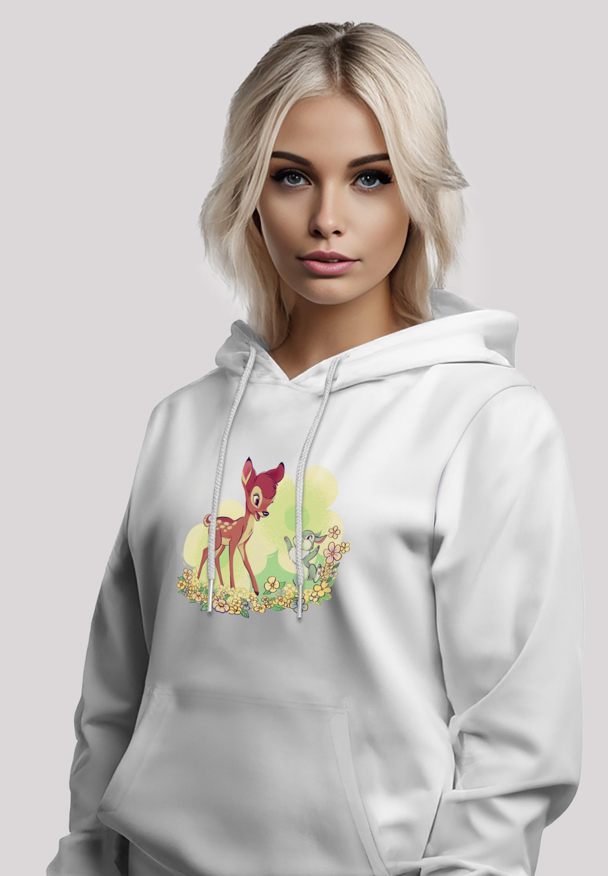 F4NT4STIC Kapuzenpullover »Disney Bambi & Thumper Playing«, Premium Qualität