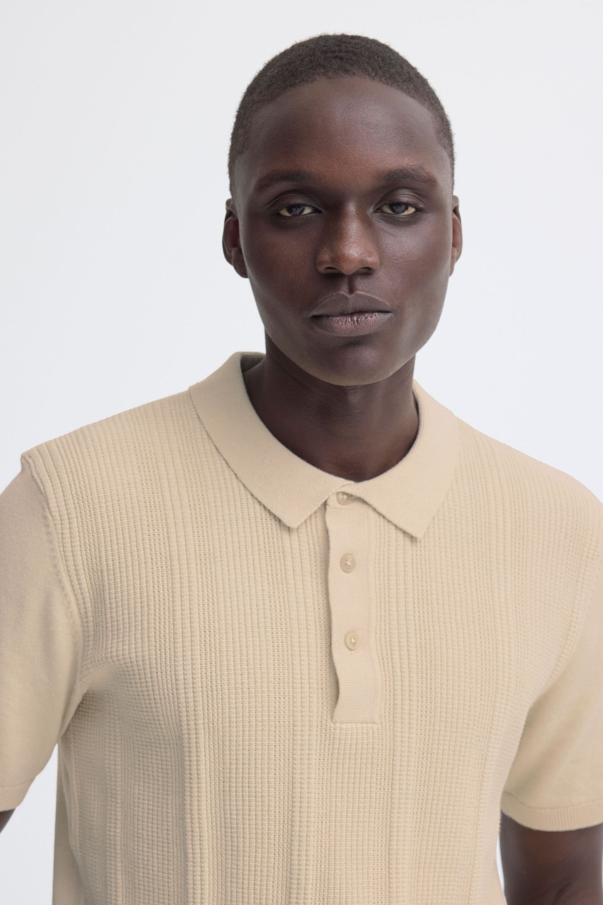 Blend Poloshirt »BHBaron« Stilvolles Feinstrick-Poloshirt mit strukturiertem Rippmuster