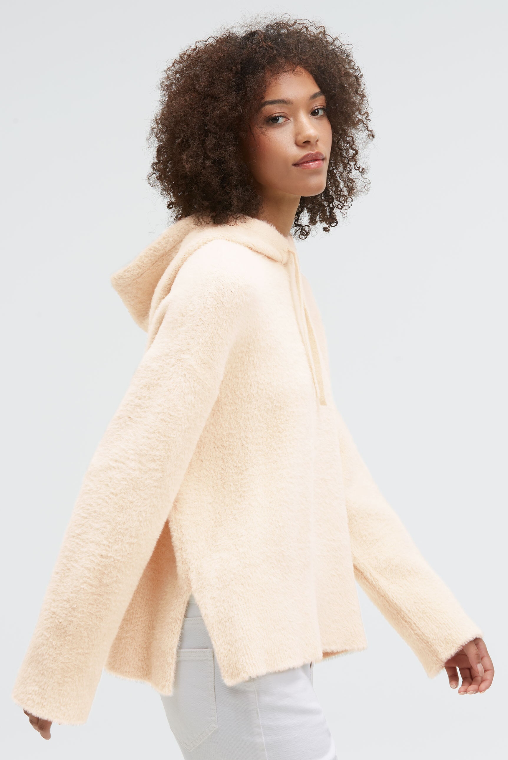SENSES.THE LABEL Kapuzenpullover, mit Seitenschlitze