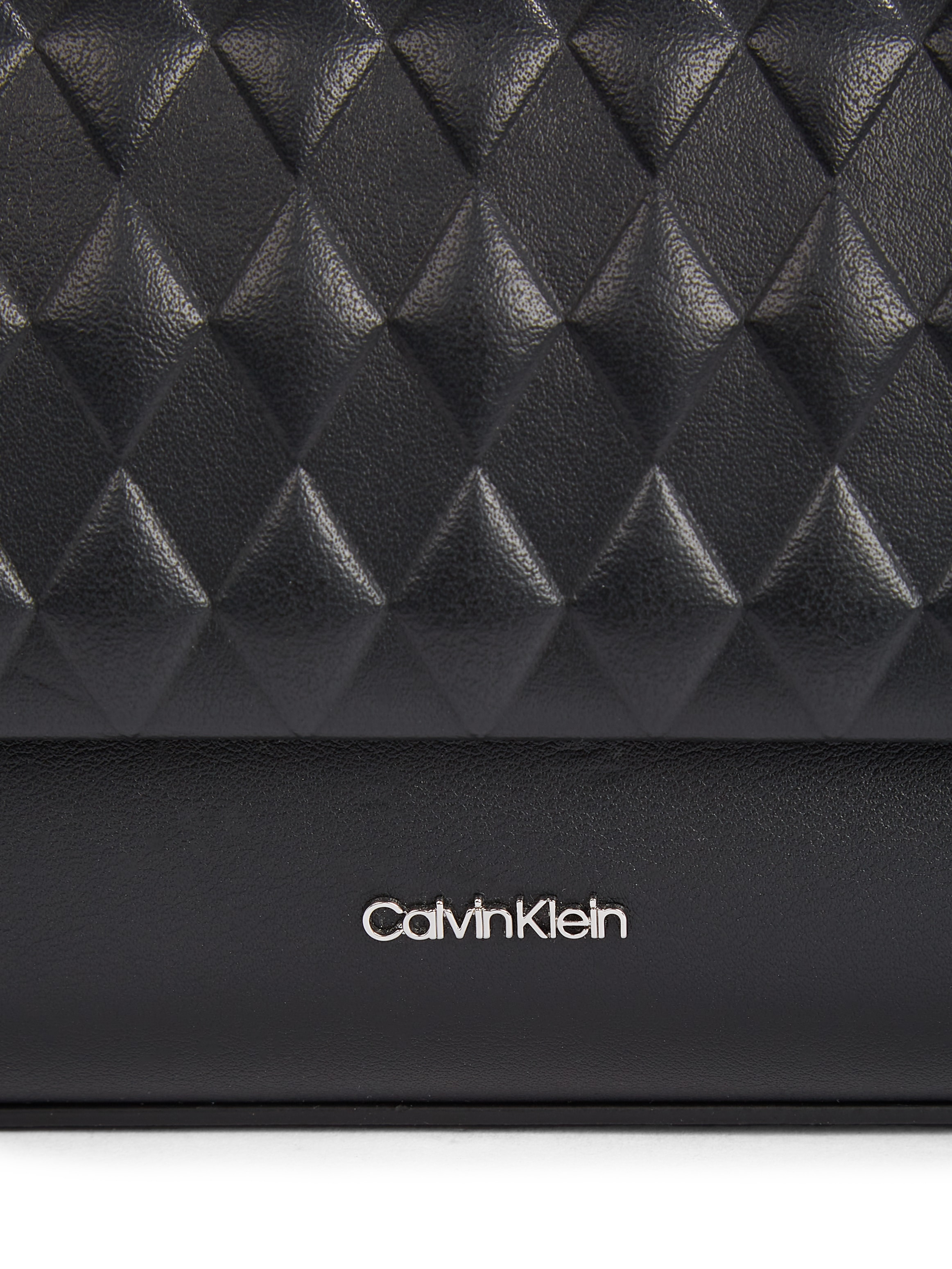 Calvin Klein Schultertasche »MINI QUILT CHAIN MINI CROSSBODY«, Abendtasche, Clutch, Damen-Umhängetasche mit Ketten-Schulterriemchen