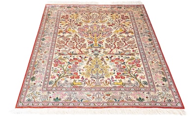 Orientteppich »Perser - Ghom - 148 x 100 cm - beige«, rechteckig