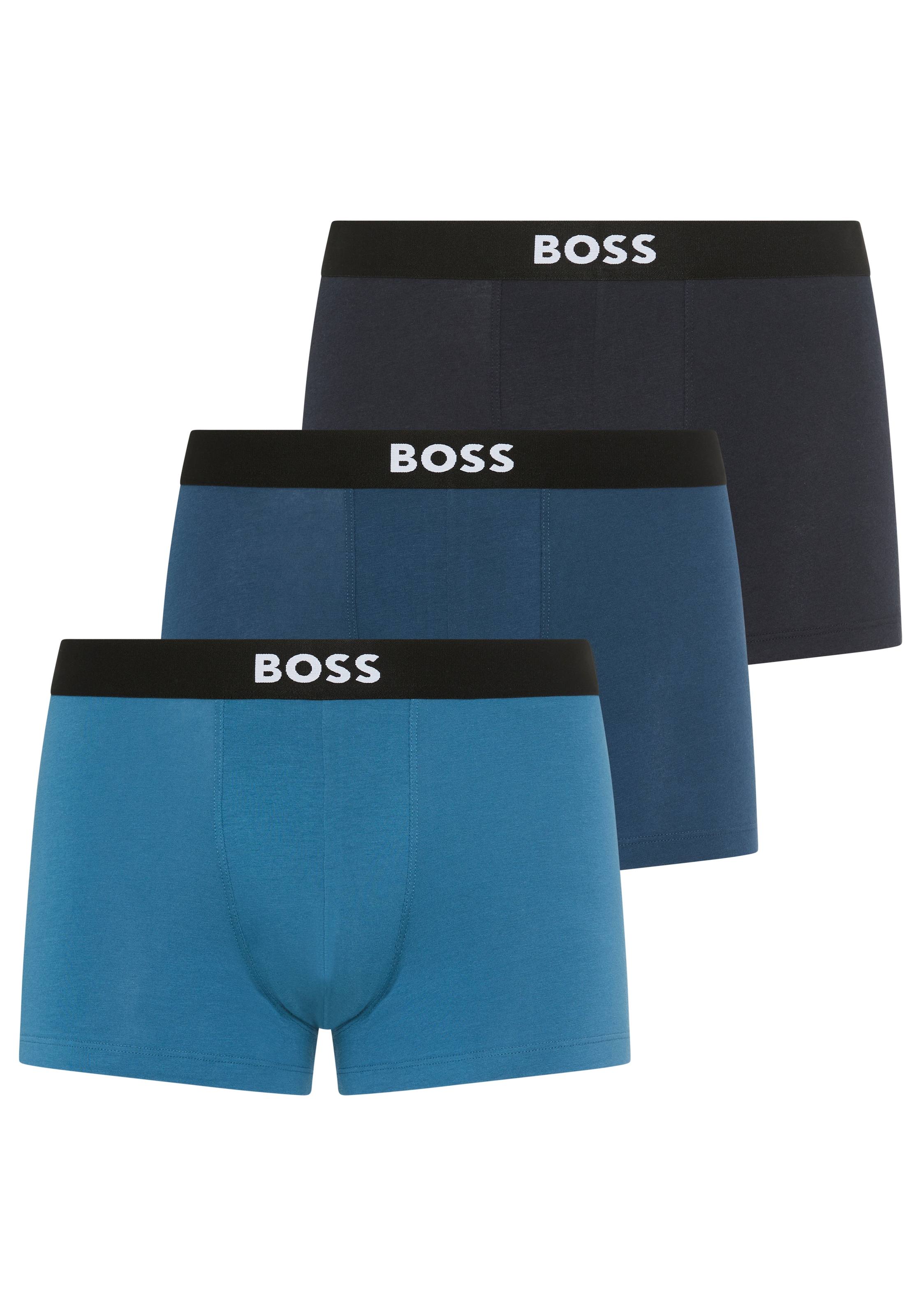 BOSS Trunk "3P Trunk BOSS ONE" mit unifarbenen Bund günstig online kaufen